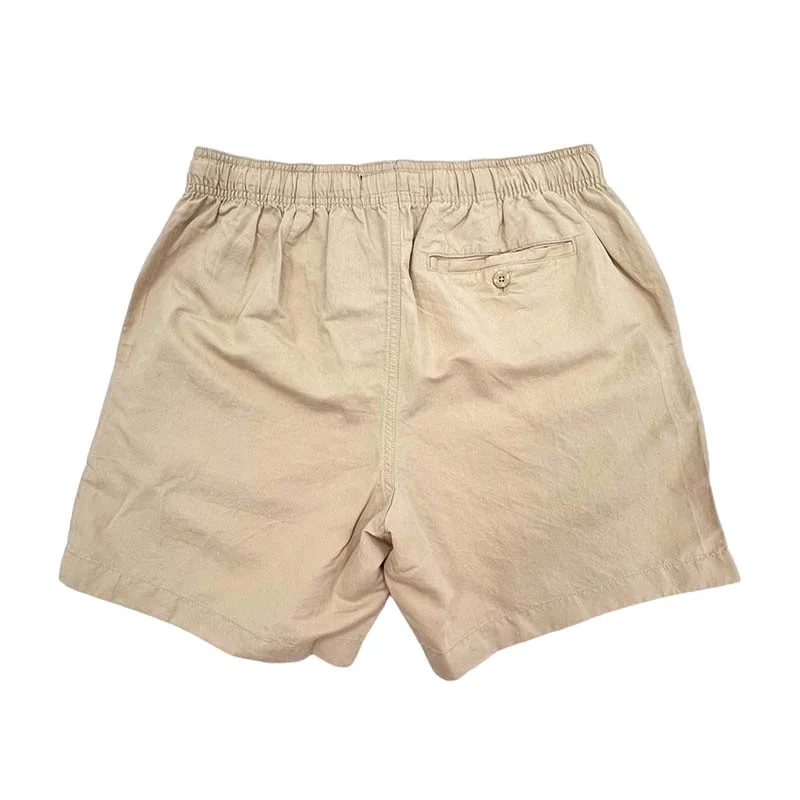 7 Inch Pull On Linen Cotton Shorts - Image 2