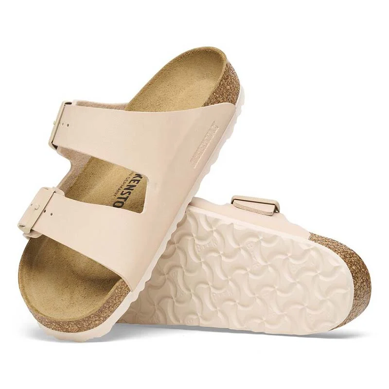 Women's Arizona Birko-Flor Sandals in New Beige - Image 3