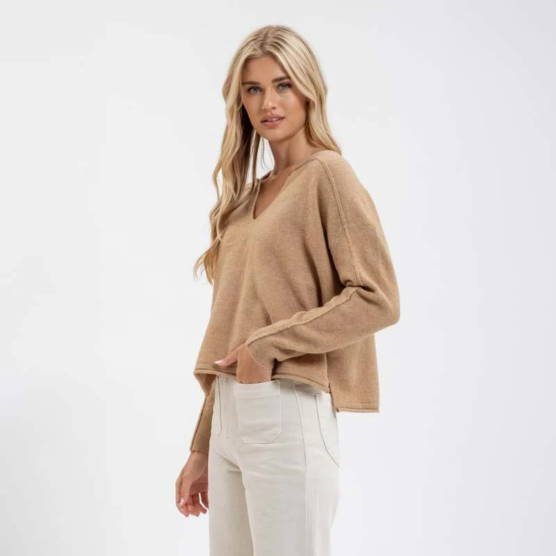 Lightweight V-Neck Sweater - Image 11