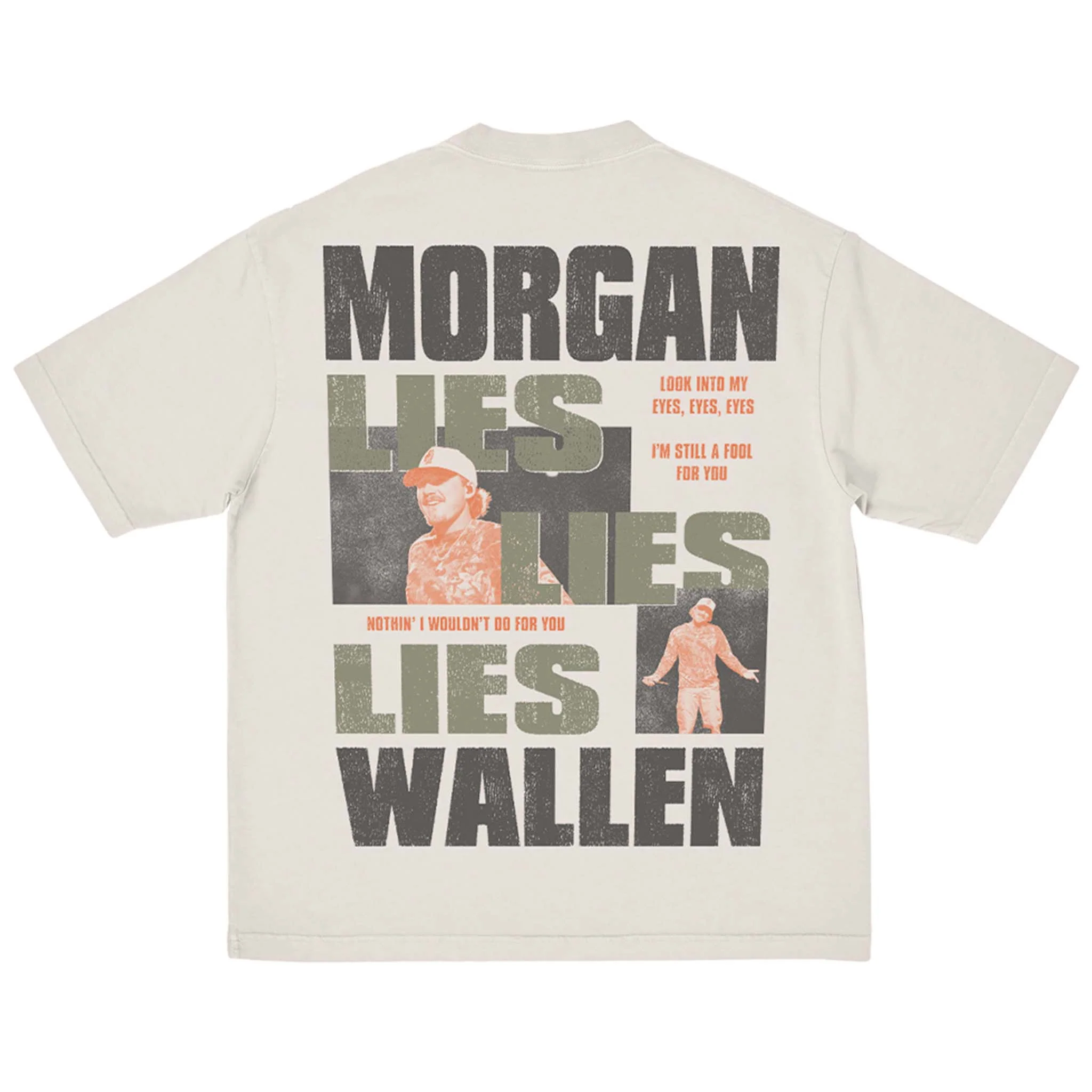 Lies Short Sleeve T-Shirt in Natural