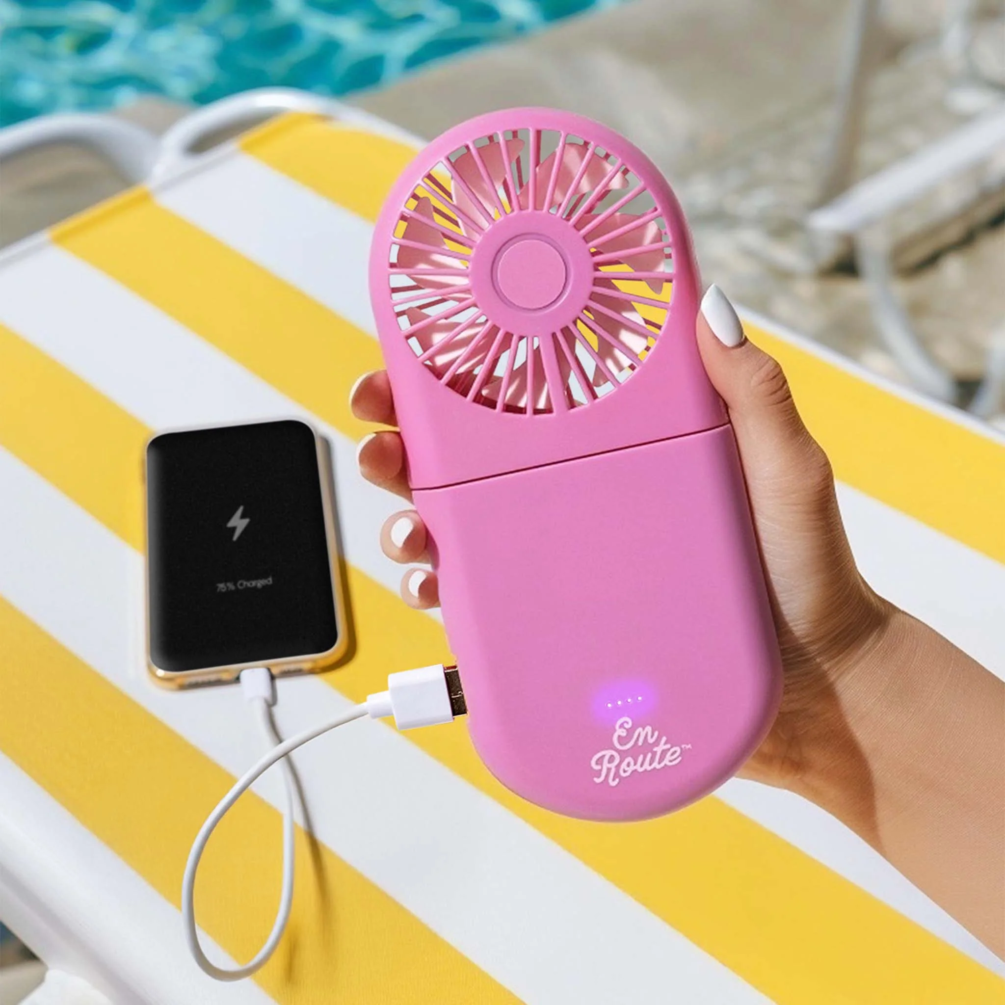 Breeze Bank 2-in-1 Power Bank Fan - Assorted - Image 5