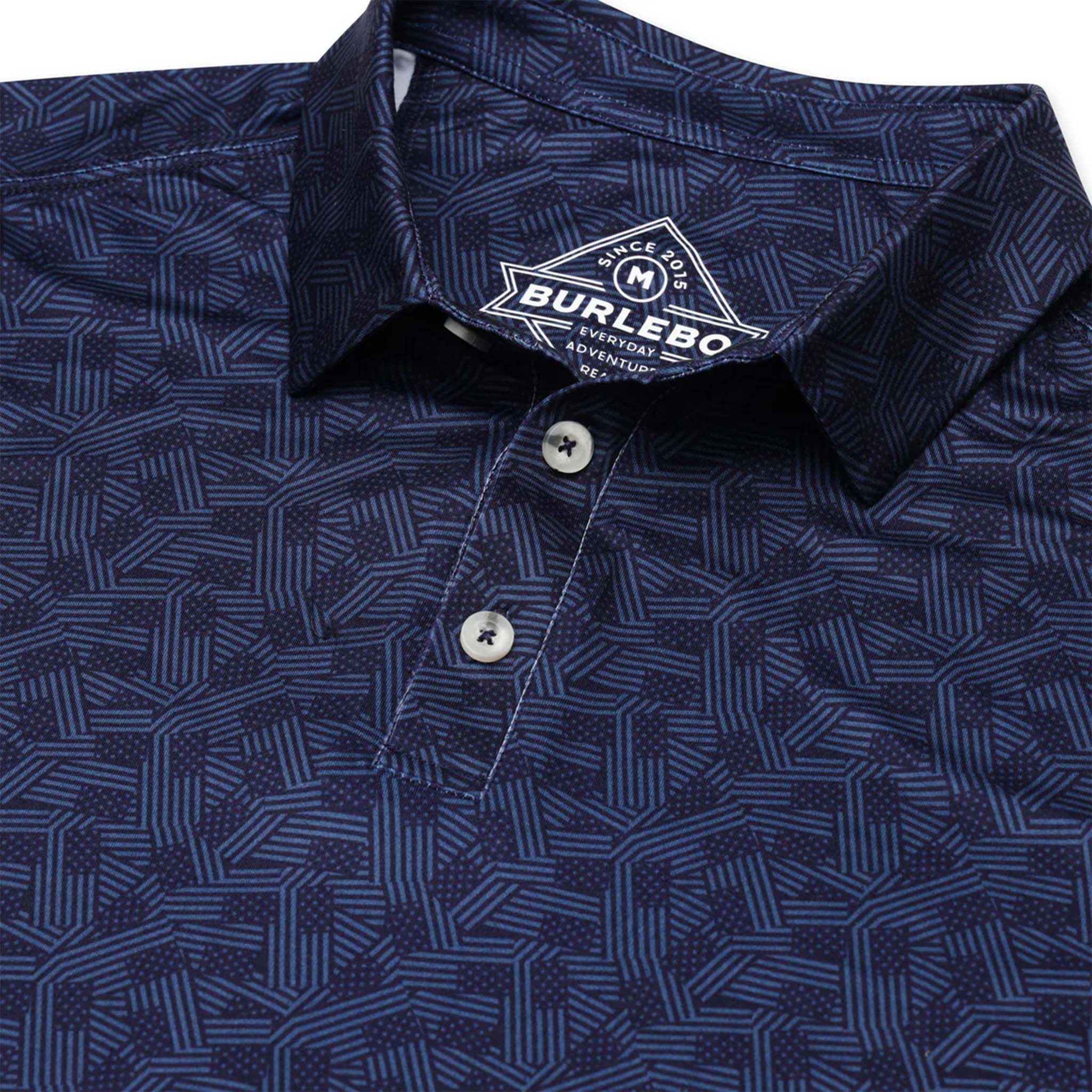 Stars and Stripes Short Sleeve Performance Polo - Image 2