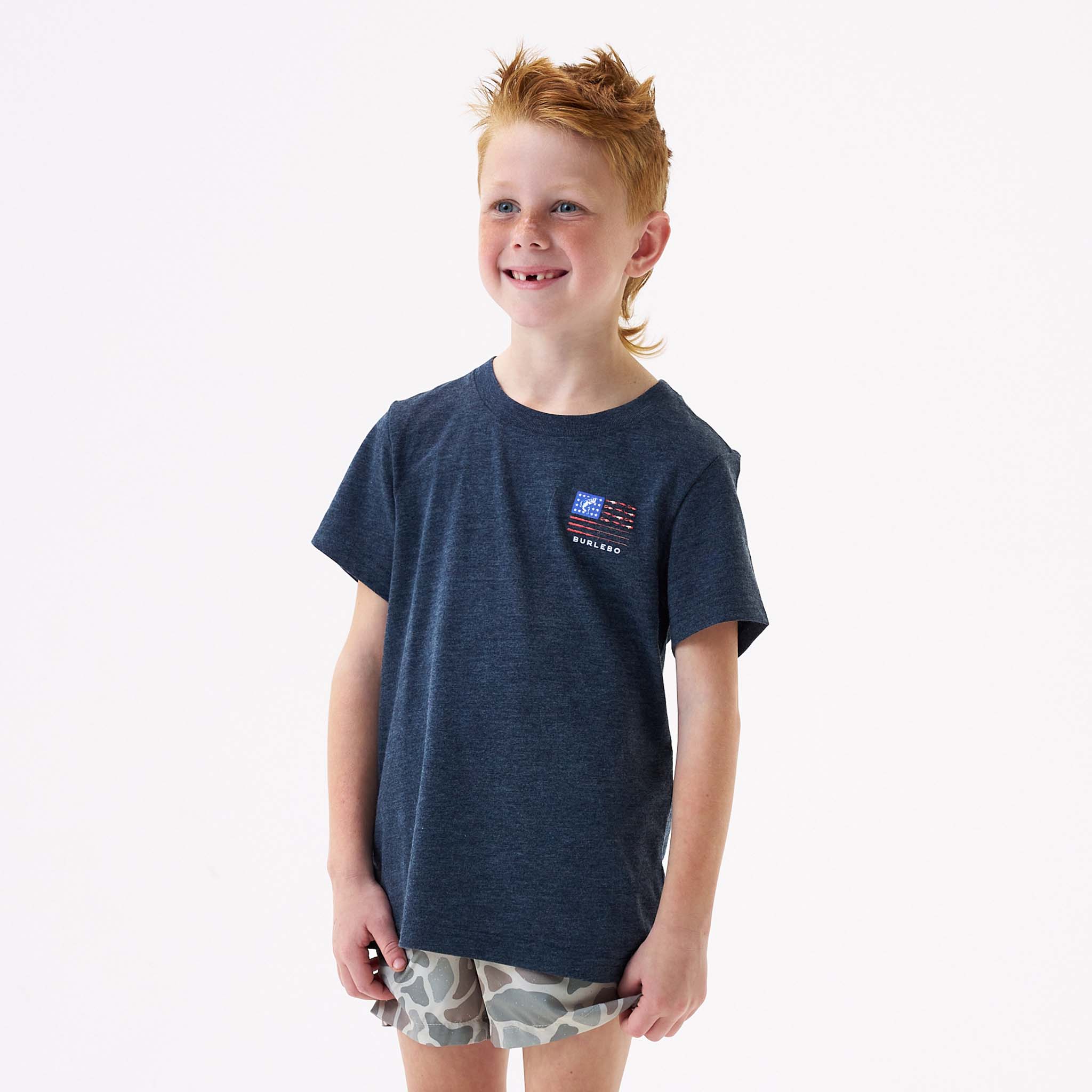 Youth Fish Flag Short Sleeve T-Shirt - Image 4