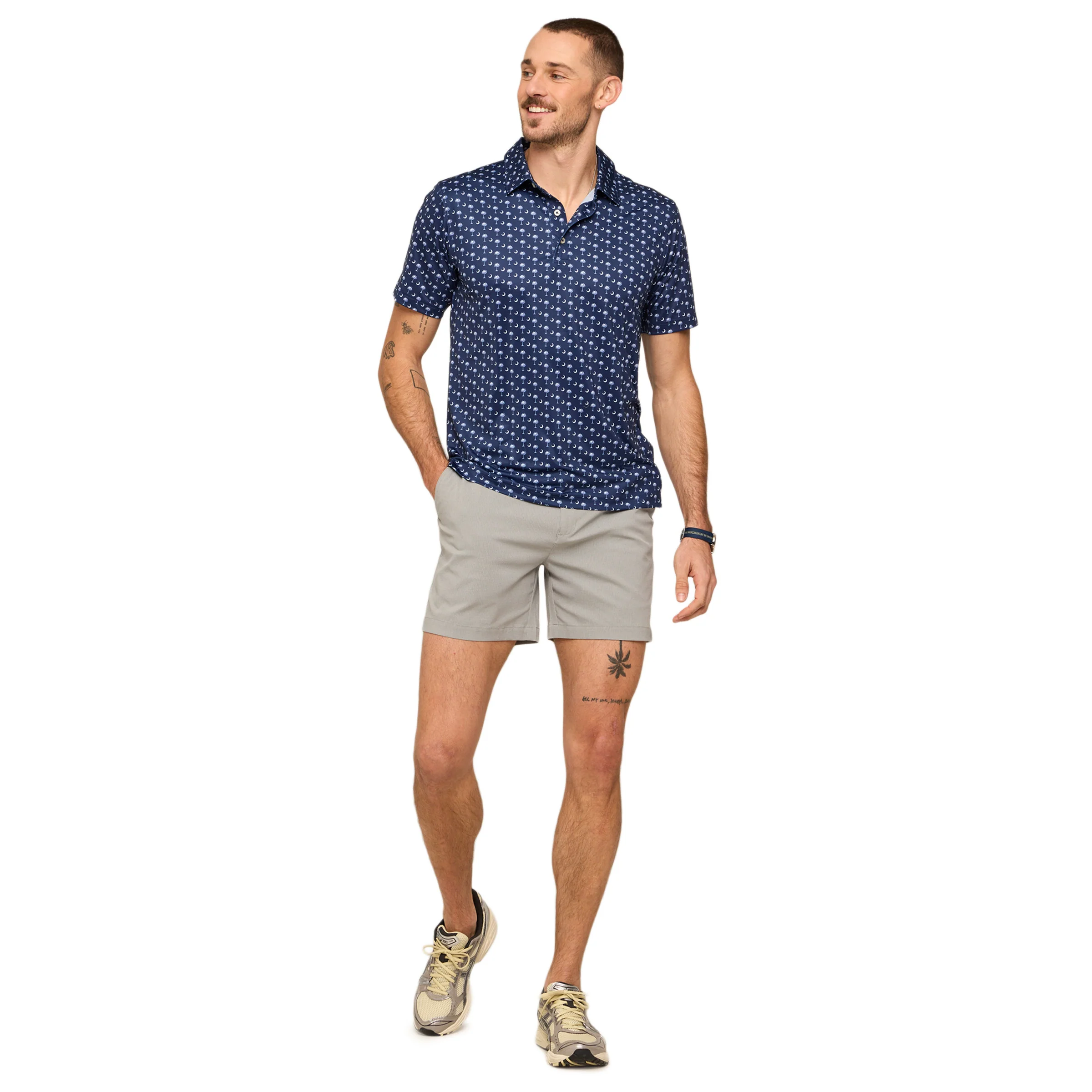 The Goodnight Palmetto Moon Performance Polo - Image 3