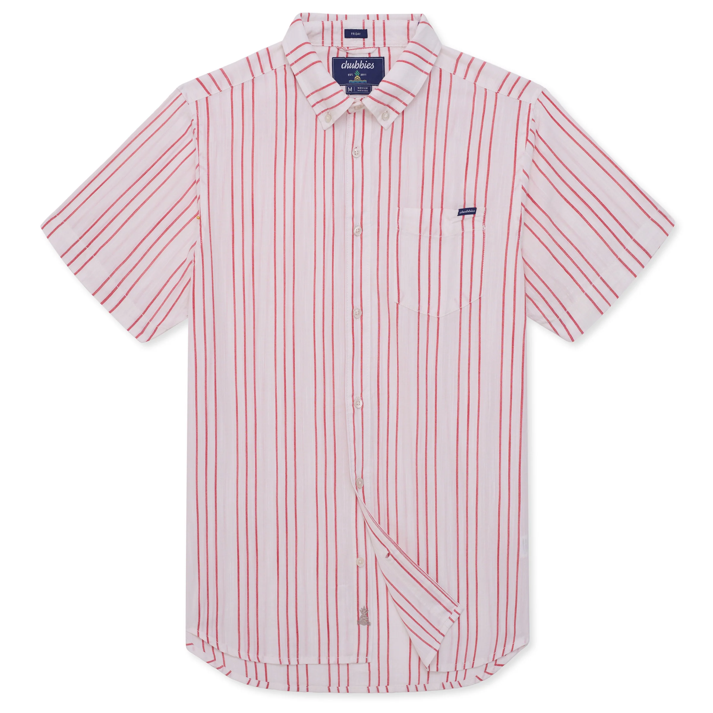 The Ruby Ribbon Resort Weave Short Sleeve Button Down Shirt - Image 3