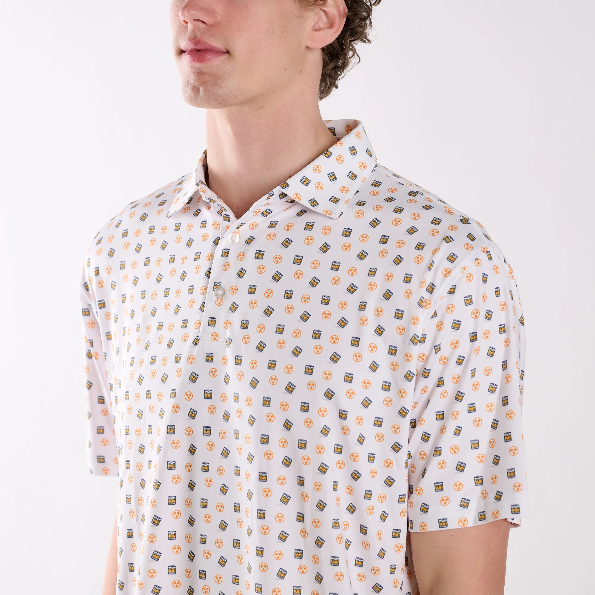 Tennessee Whiskey Tri Star Printed Polo - Image 3