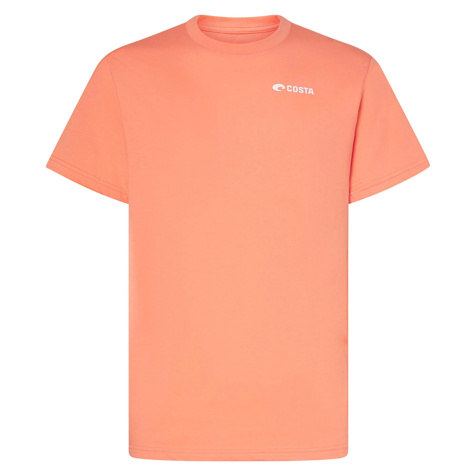 Costa Wave Short Sleeve T-Shirt in Salmon - Image 2
