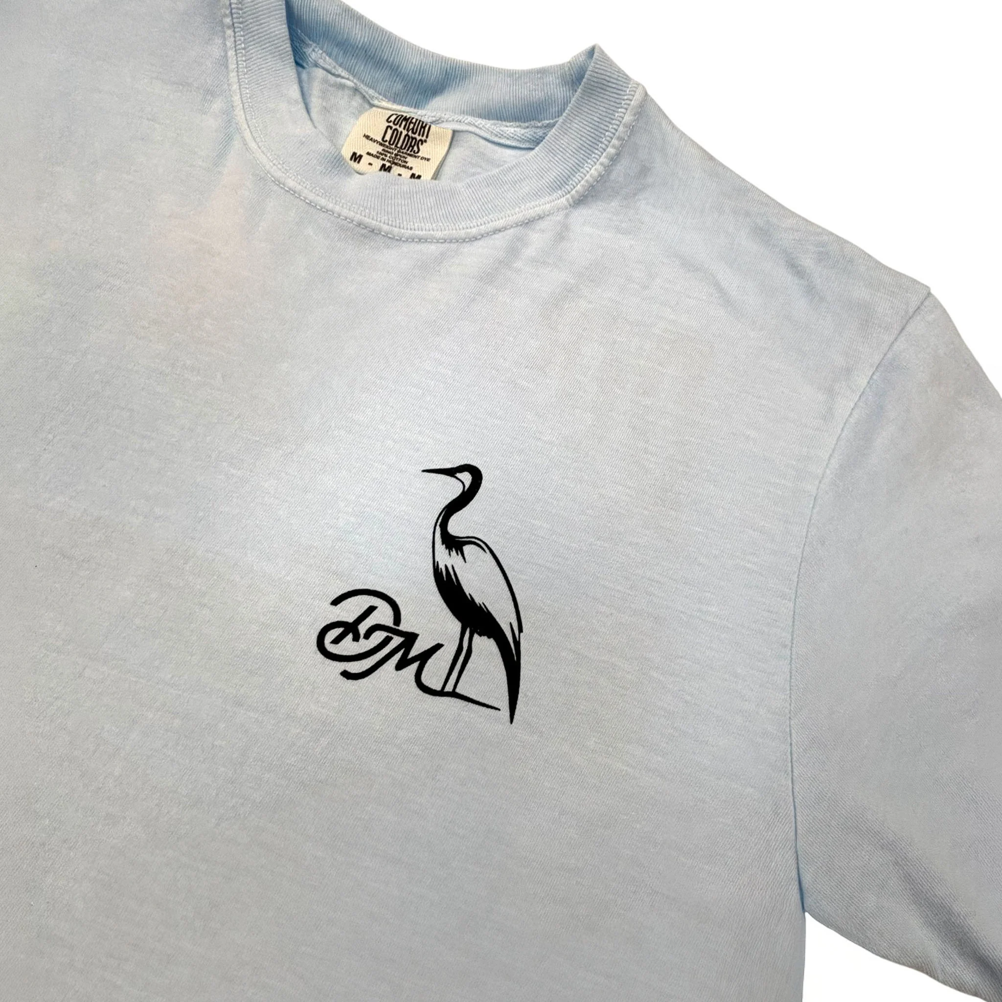 Marshall On Da River Short Sleeve T-Shirt in Chambray - Image 4