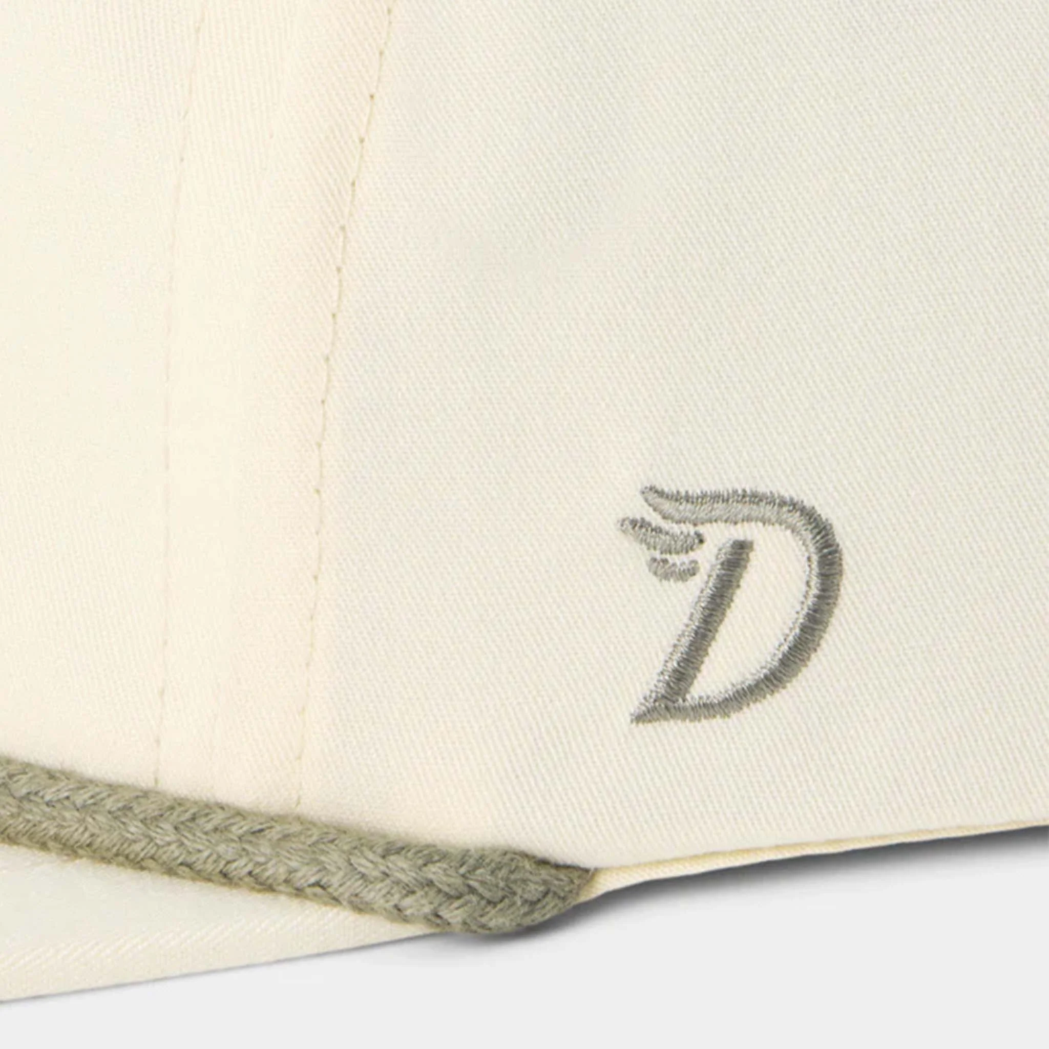 Bass Snapback Hat in Ivory - Image 3