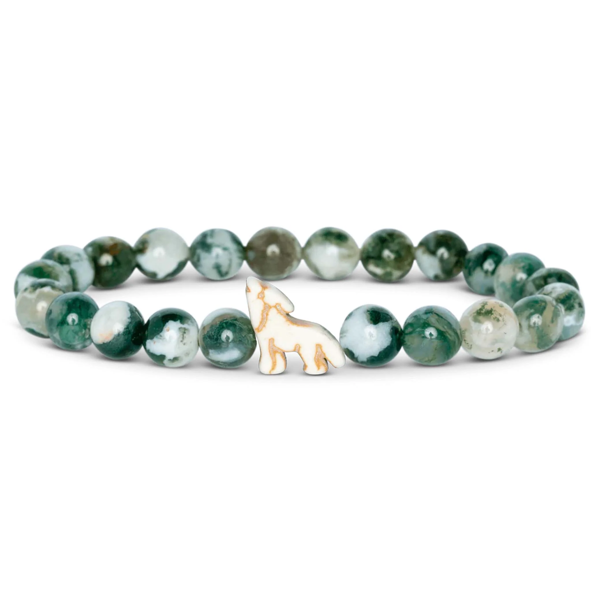 The Scout Wolf Tracking Bracelet in Woodland Green