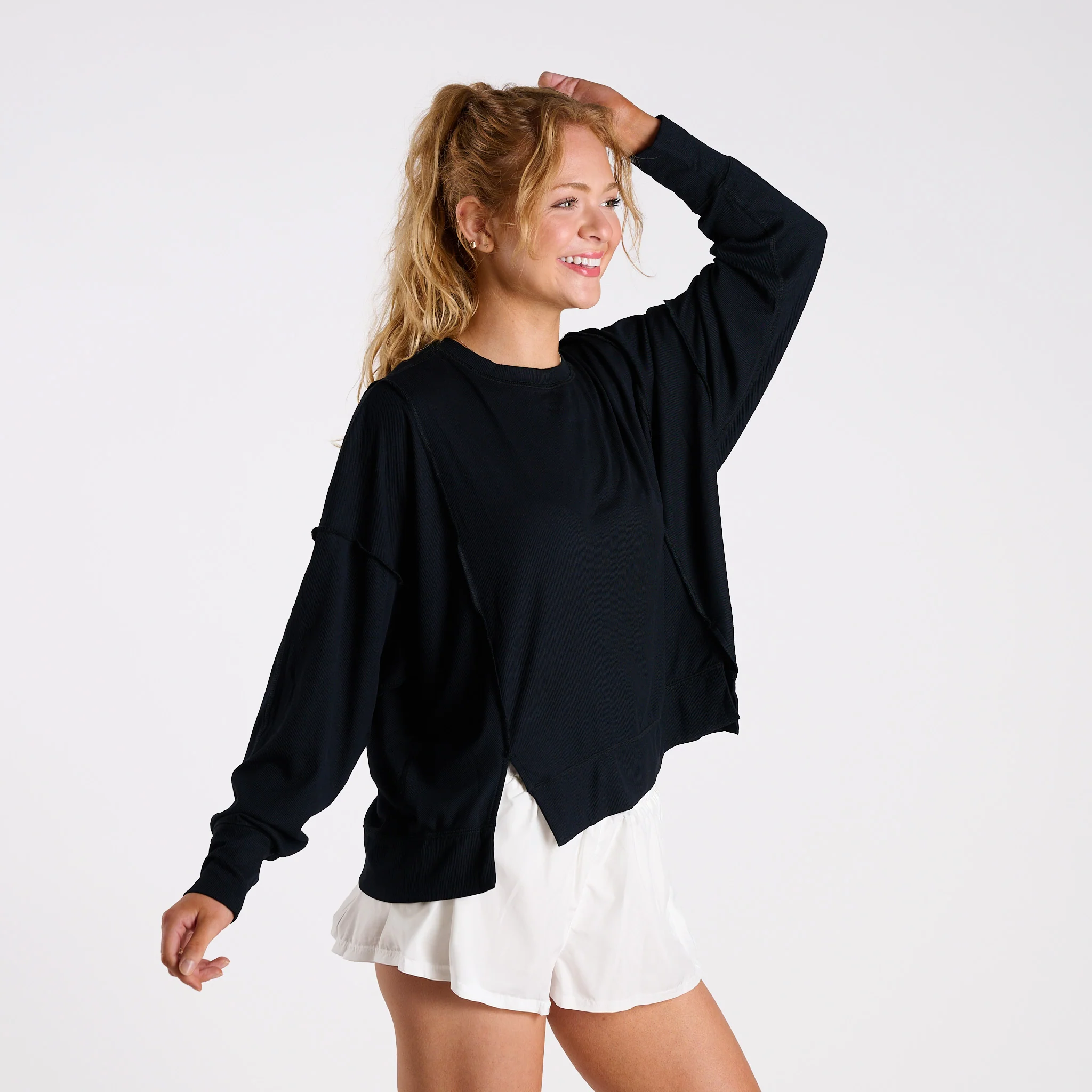 FP Movement Long Sleeve All My Love Tee in Black - Image 2