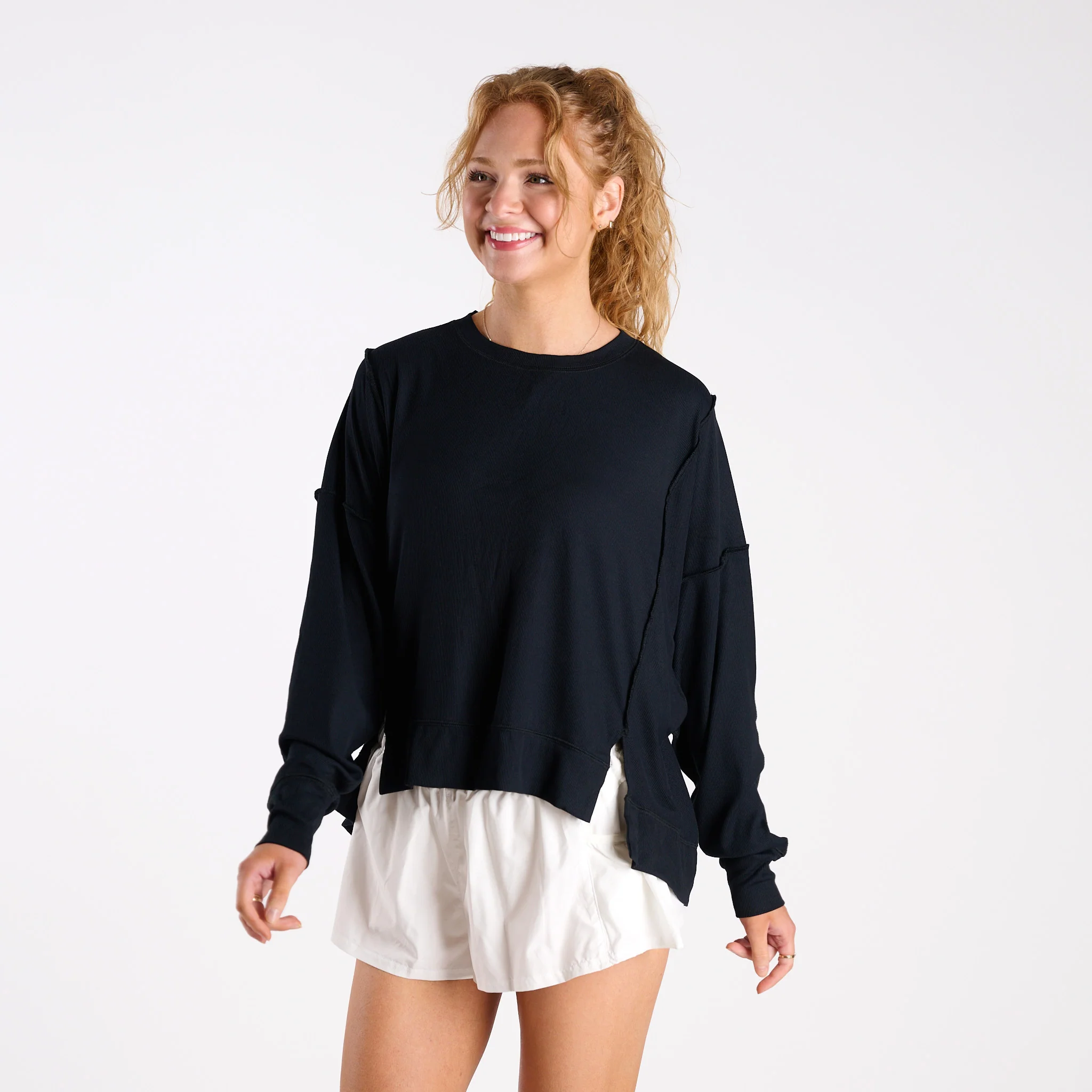FP Movement Long Sleeve All My Love Tee in Black - Image 3