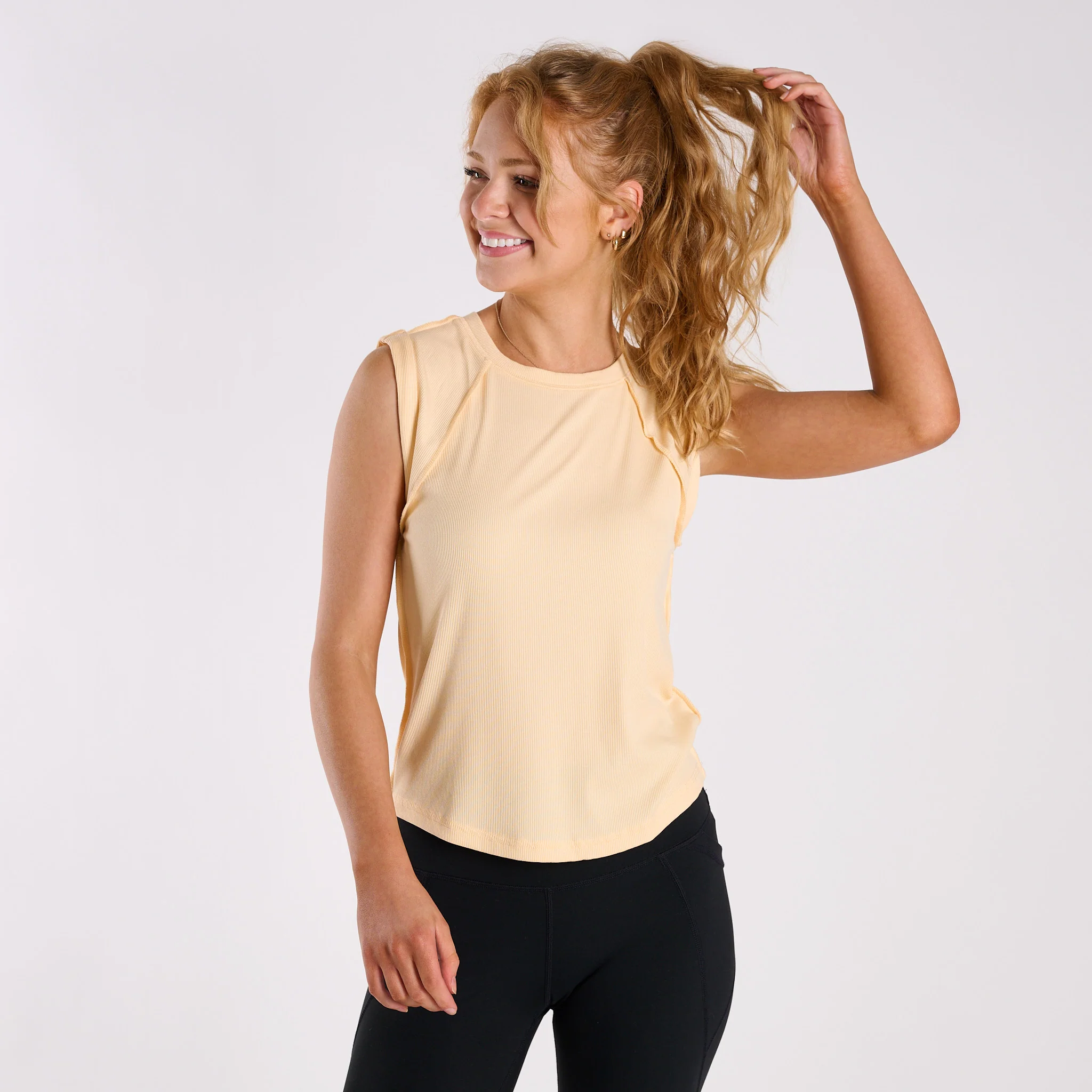 FP Movement Love My Twist Muscle Tank in Pina Colada - Image 3