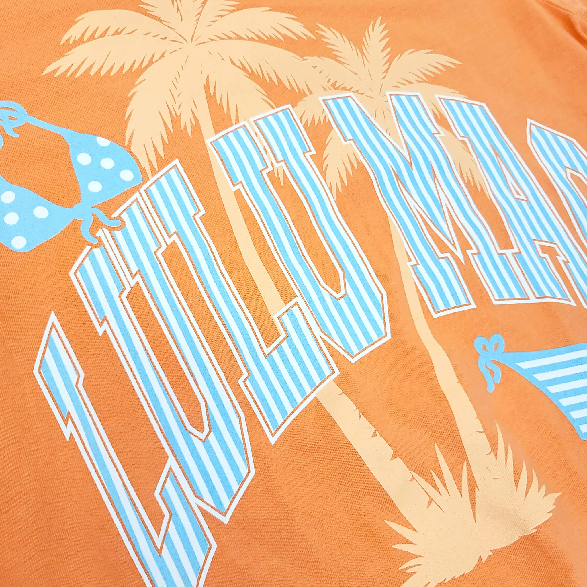 Lulu Mac Beach Babe Short Sleeve T-Shirt in Melon - Image 2