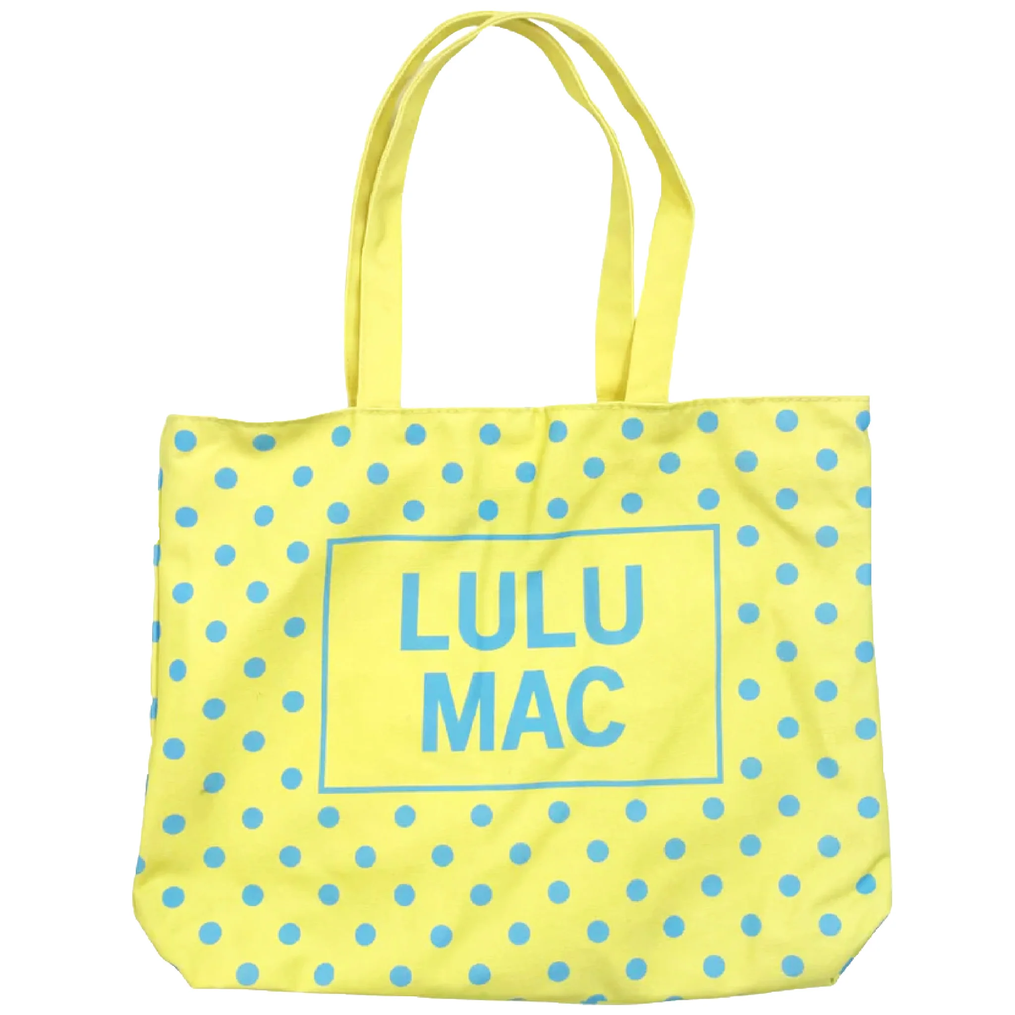Lulu Mac Polka Dot Canvas Tote Bag - Image 10
