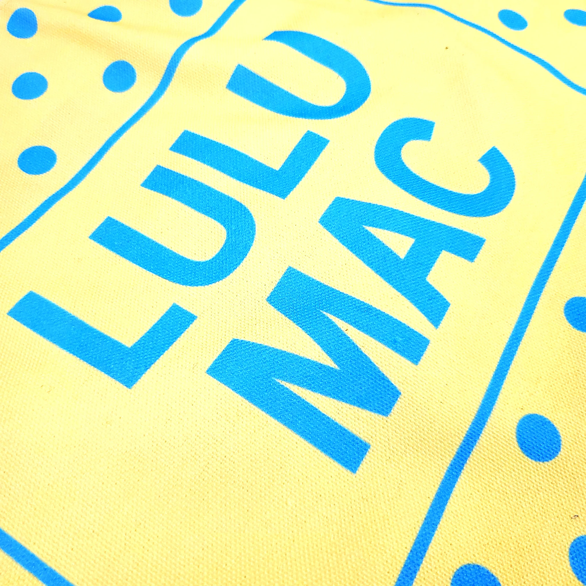 Lulu Mac Polka Dot Canvas Tote Bag - Image 11