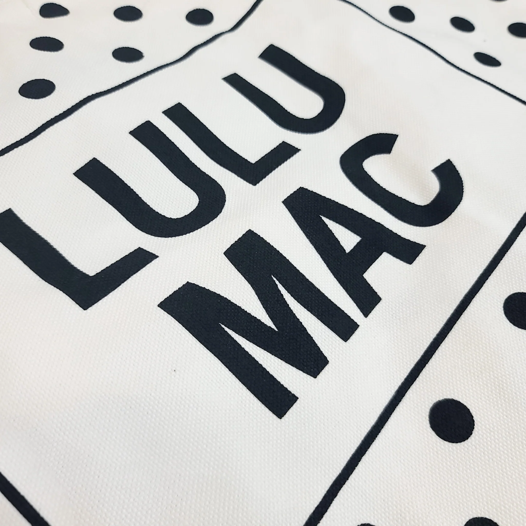 Lulu Mac Polka Dot Canvas Tote Bag - Image 5