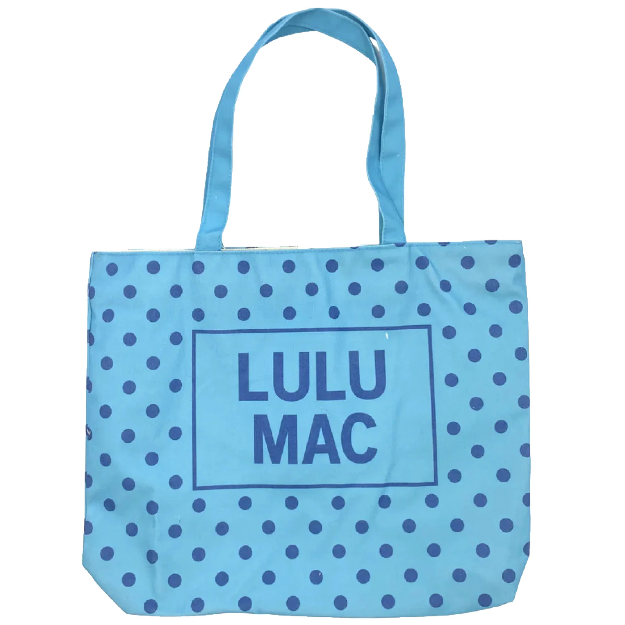 Lulu Mac Polka Dot Canvas Tote Bag - Image 7