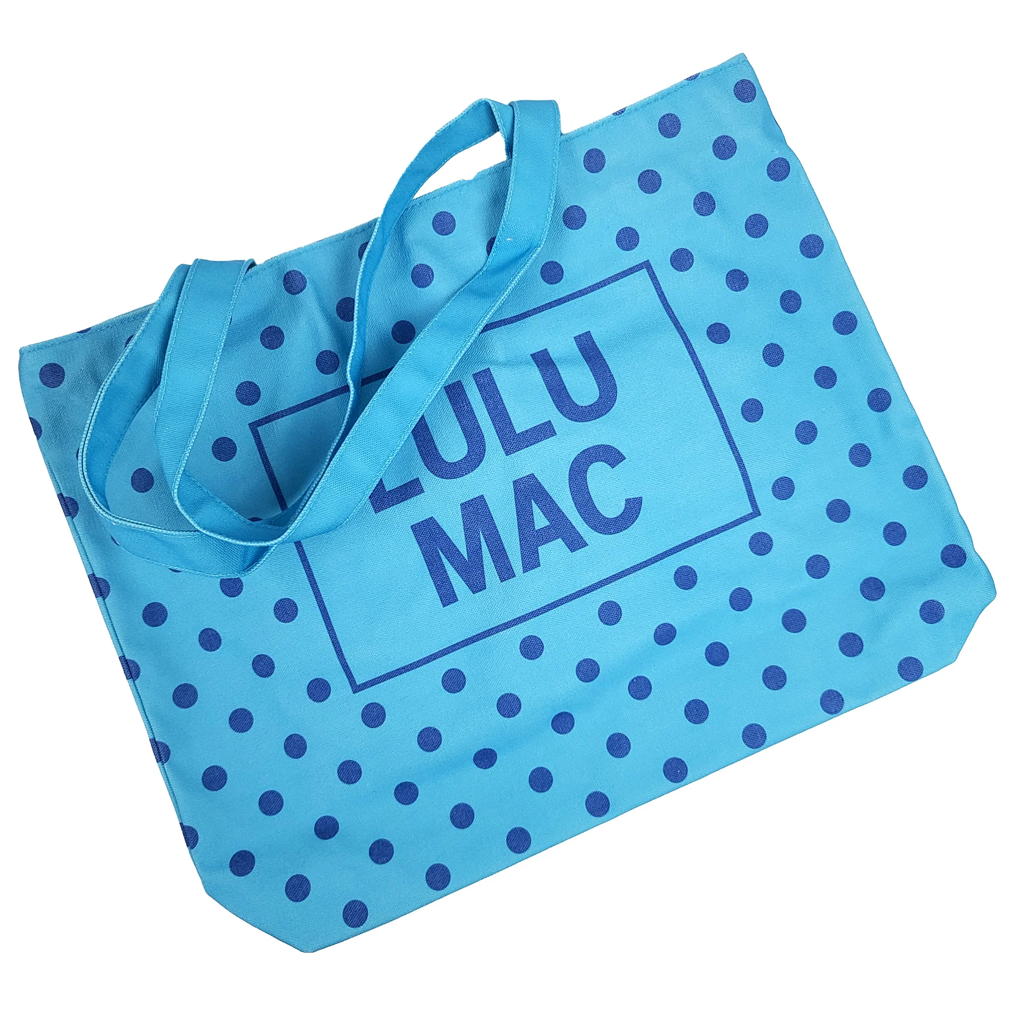 Lulu Mac Polka Dot Canvas Tote Bag - Image 9