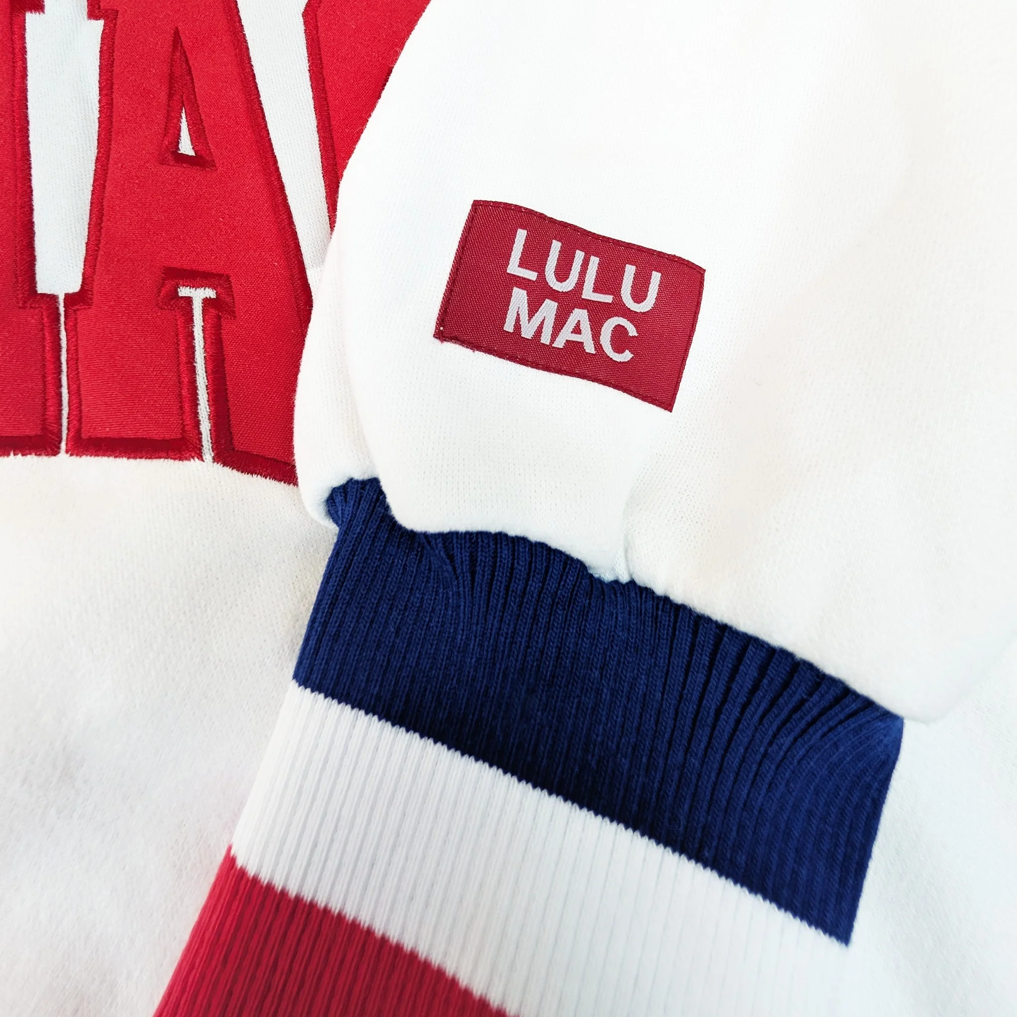 Lulu Mac Stitched Social Crewneck Sweatshirt - Image 3