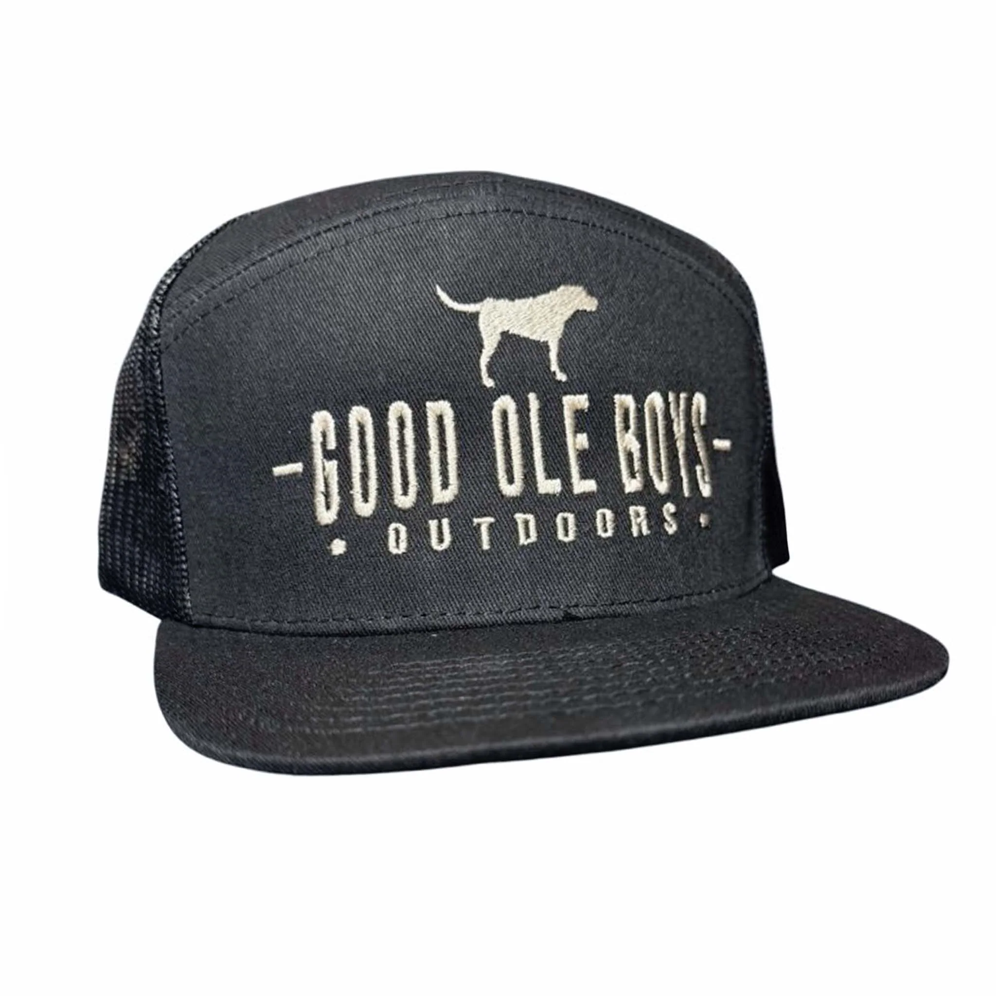 Lab Embroidered 7-Panel Hat