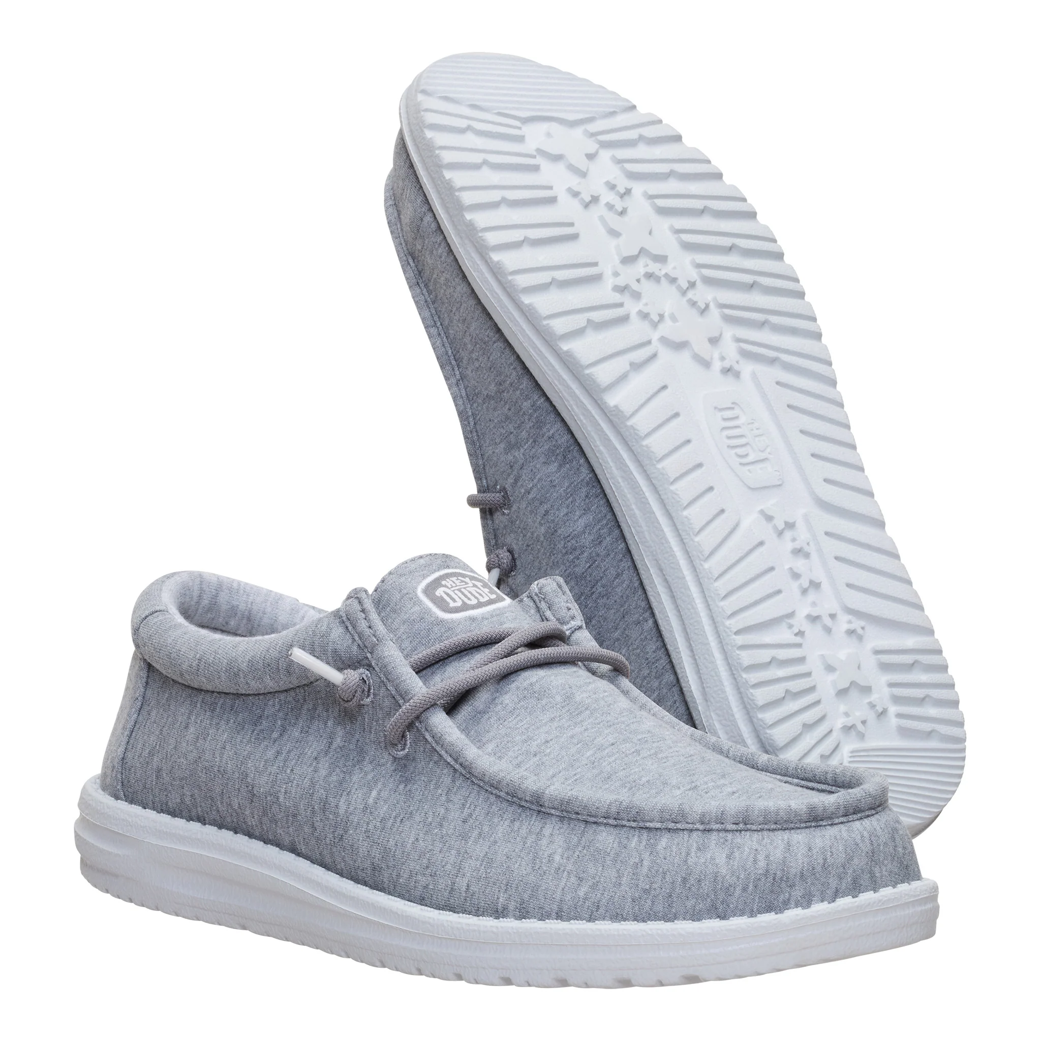 Men's Wally Stretch Jersey Shoes in Grey - Image 2