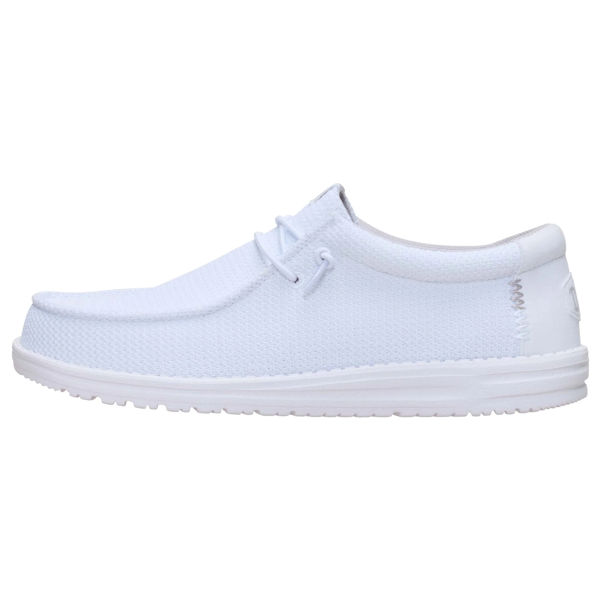Men's Wally Stretch Jersey Shoes in White - Image 6