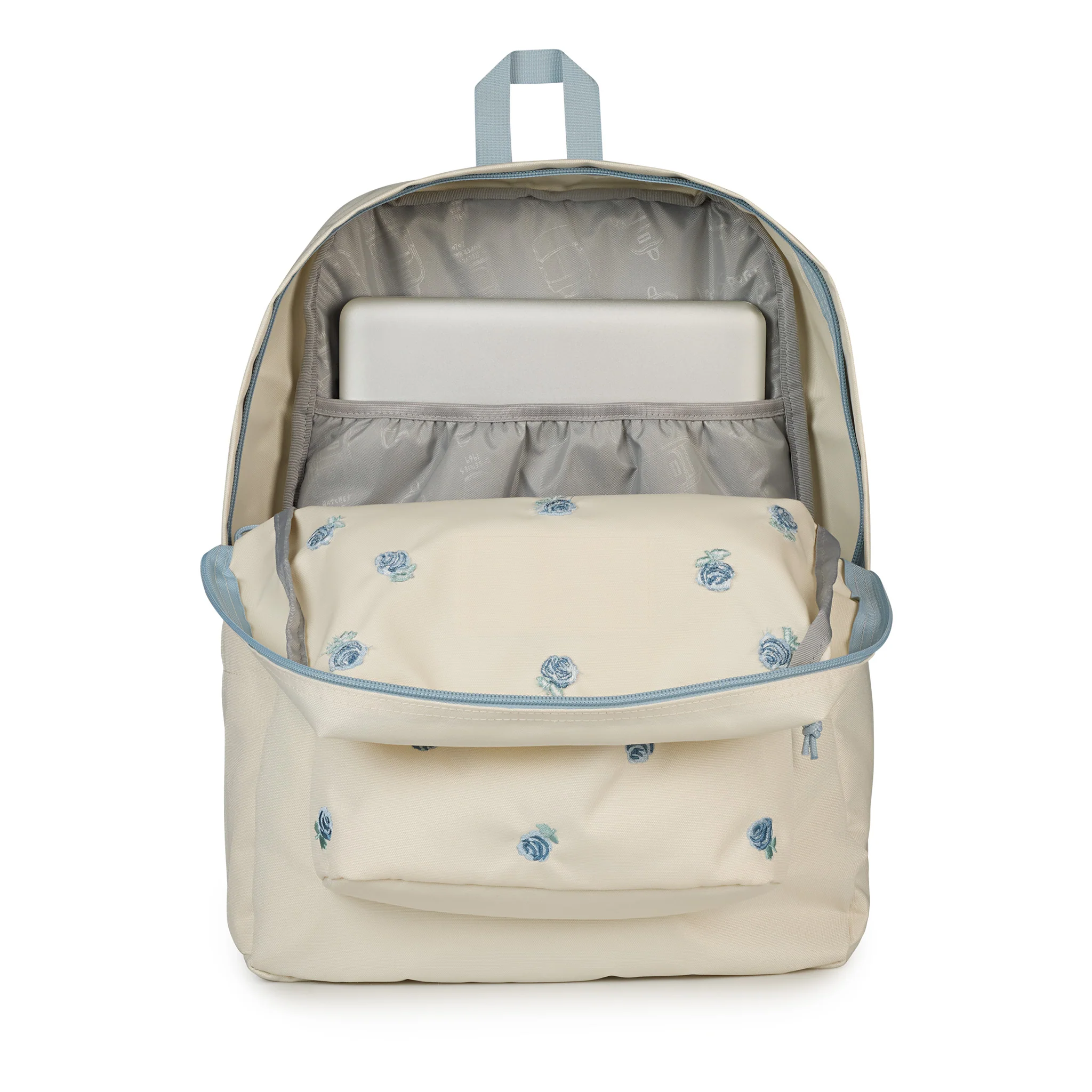 SuperBreak® Plus Backpack in Just a Rose Embroidery Moon Flower - Image 6