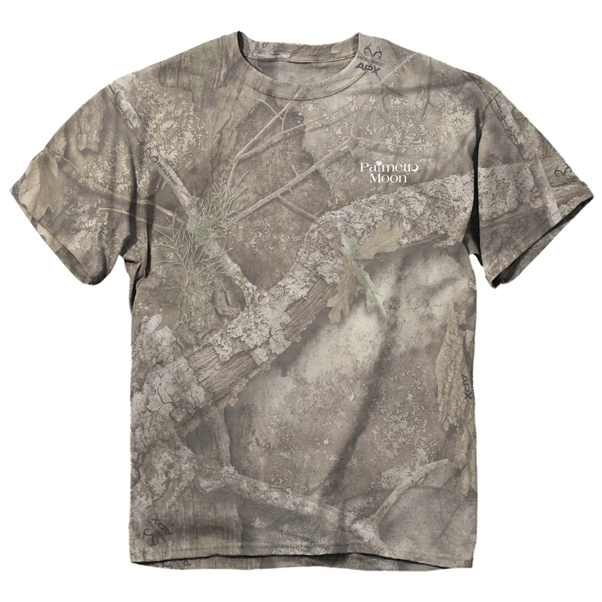 Charter Services Short Sleeve T-Shirt in Washed Camo - Image 2