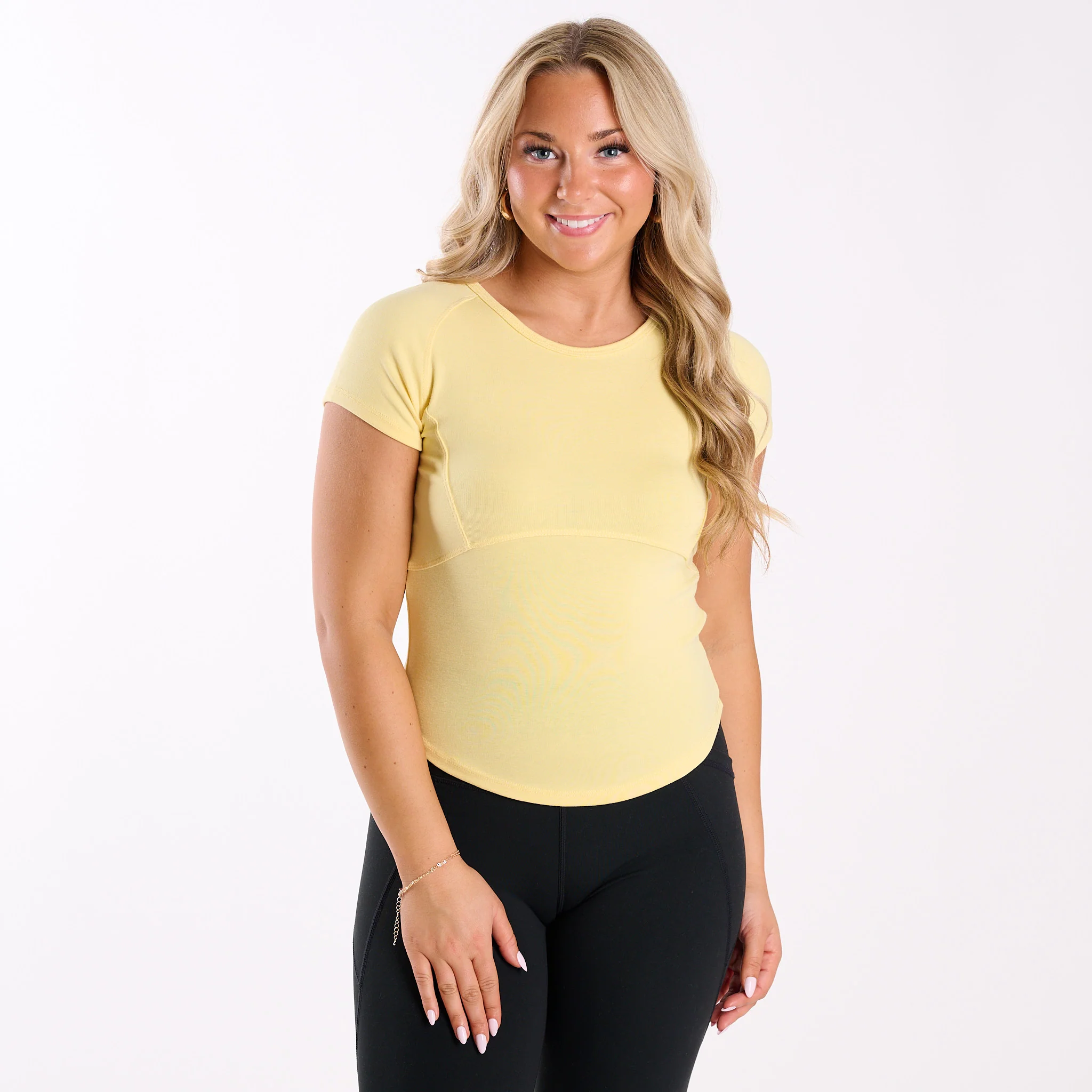 Contour Seam Short Sleeve Top - Image 10