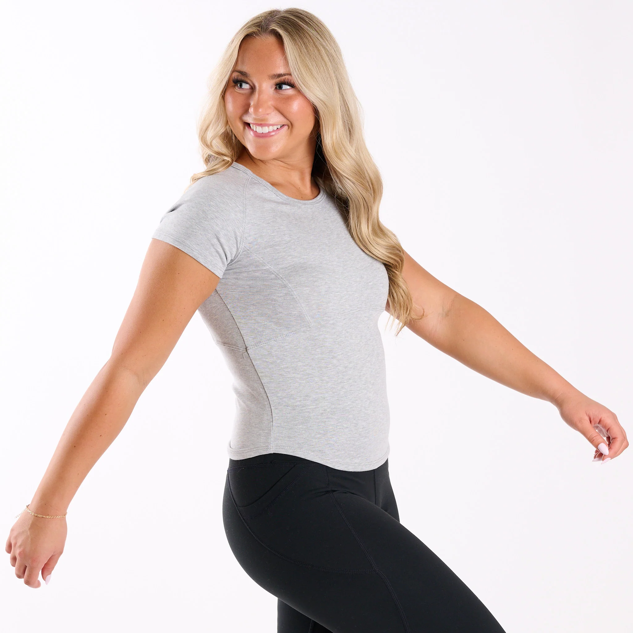 Contour Seam Short Sleeve Top - Image 6