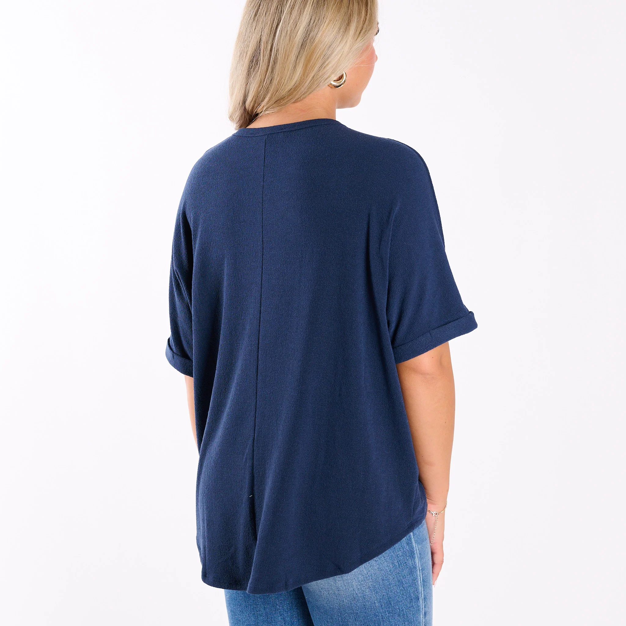 Crepe Swing Short Sleeve Top - Image 18