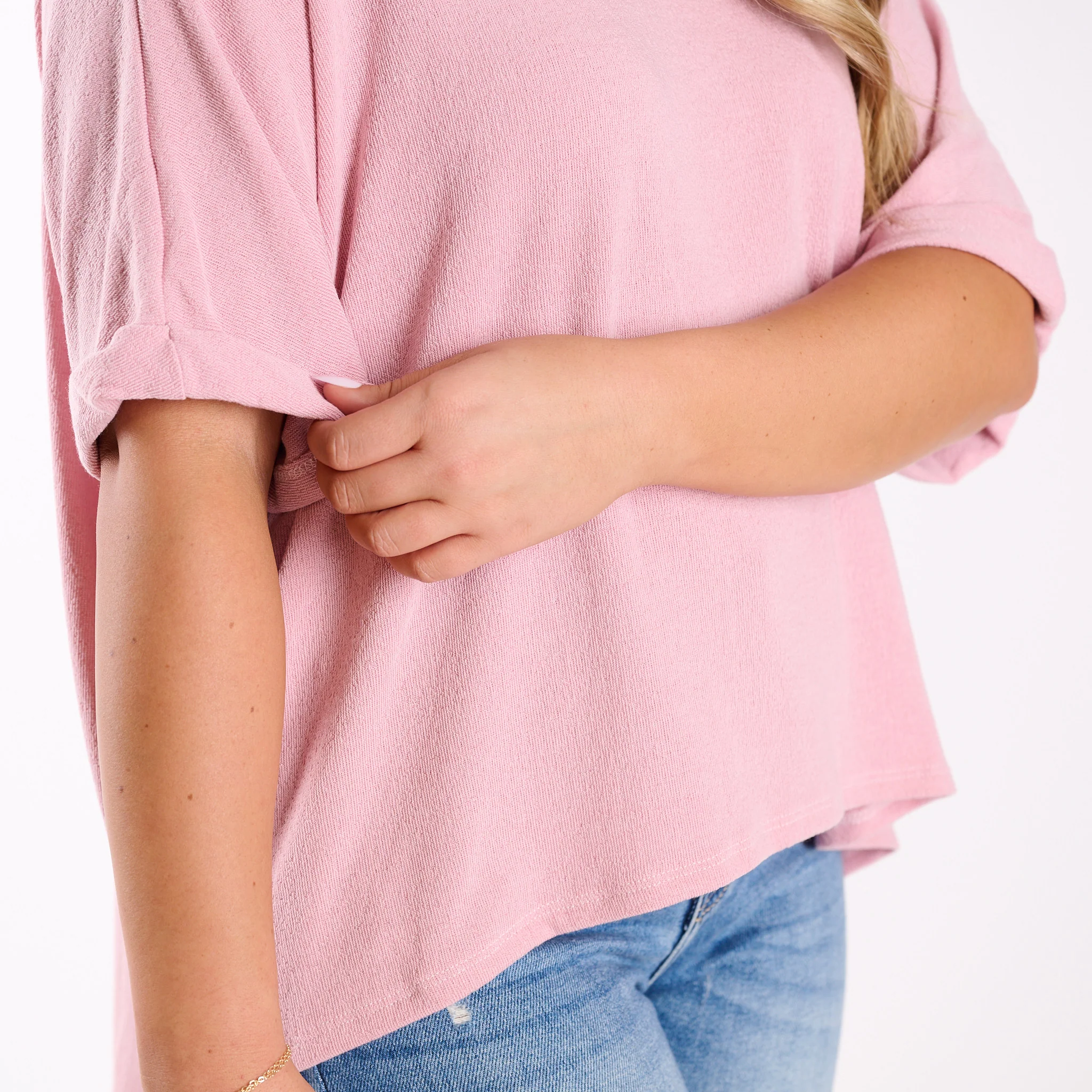 Crepe Swing Short Sleeve Top - Image 24