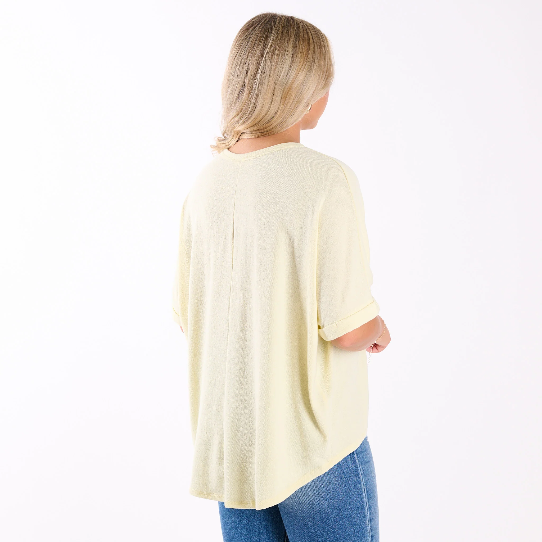Crepe Swing Short Sleeve Top - Image 9