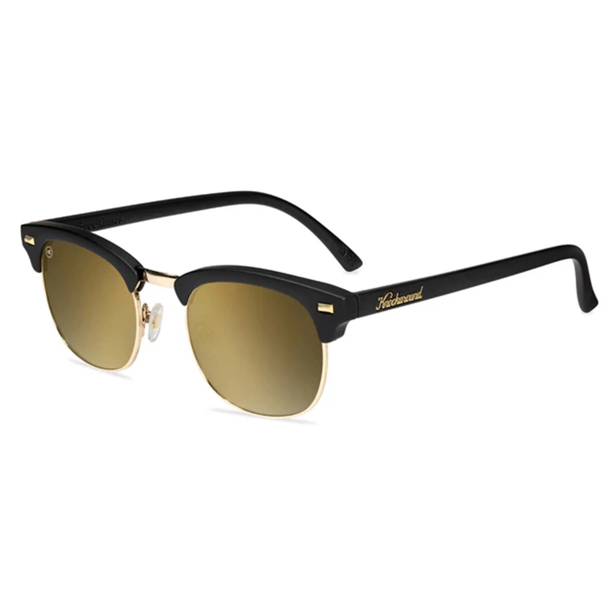Knockaround® Brooklines Sunglasses in Black and Gold - Image 2