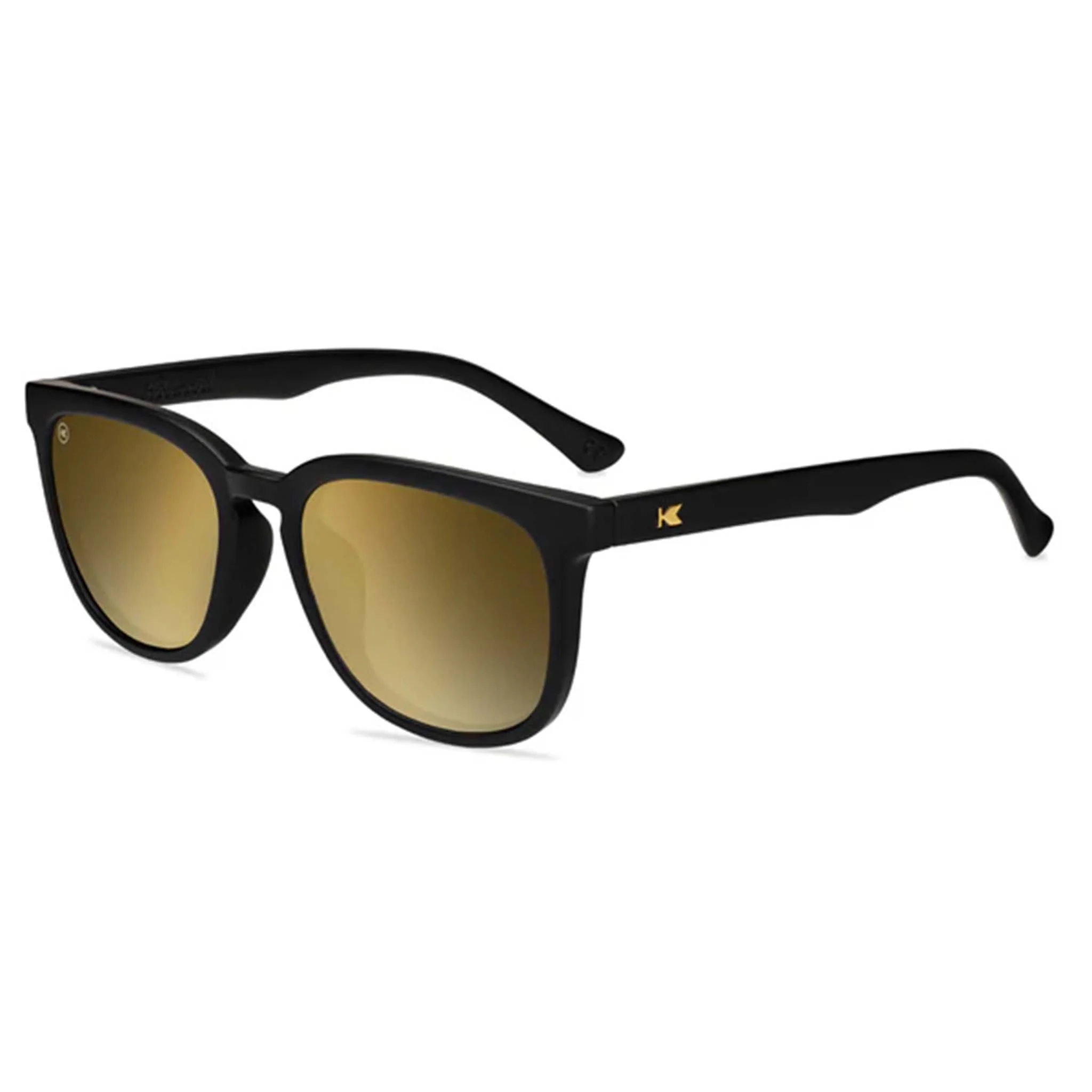 Knockaround® Paso Robles Sunglasses in Black and Gold - Image 2