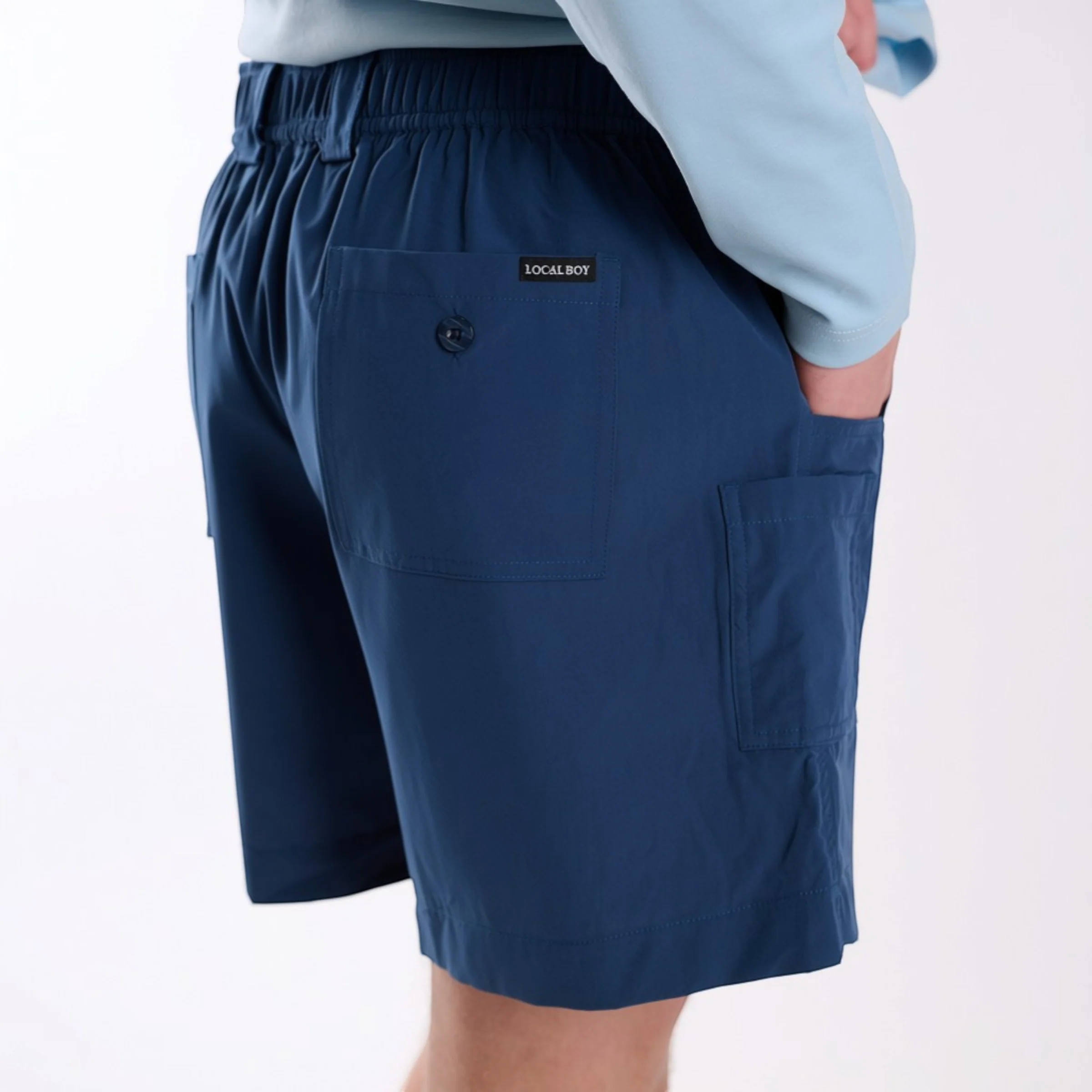 6 Inch Chum Shorts in Navy - Image 4
