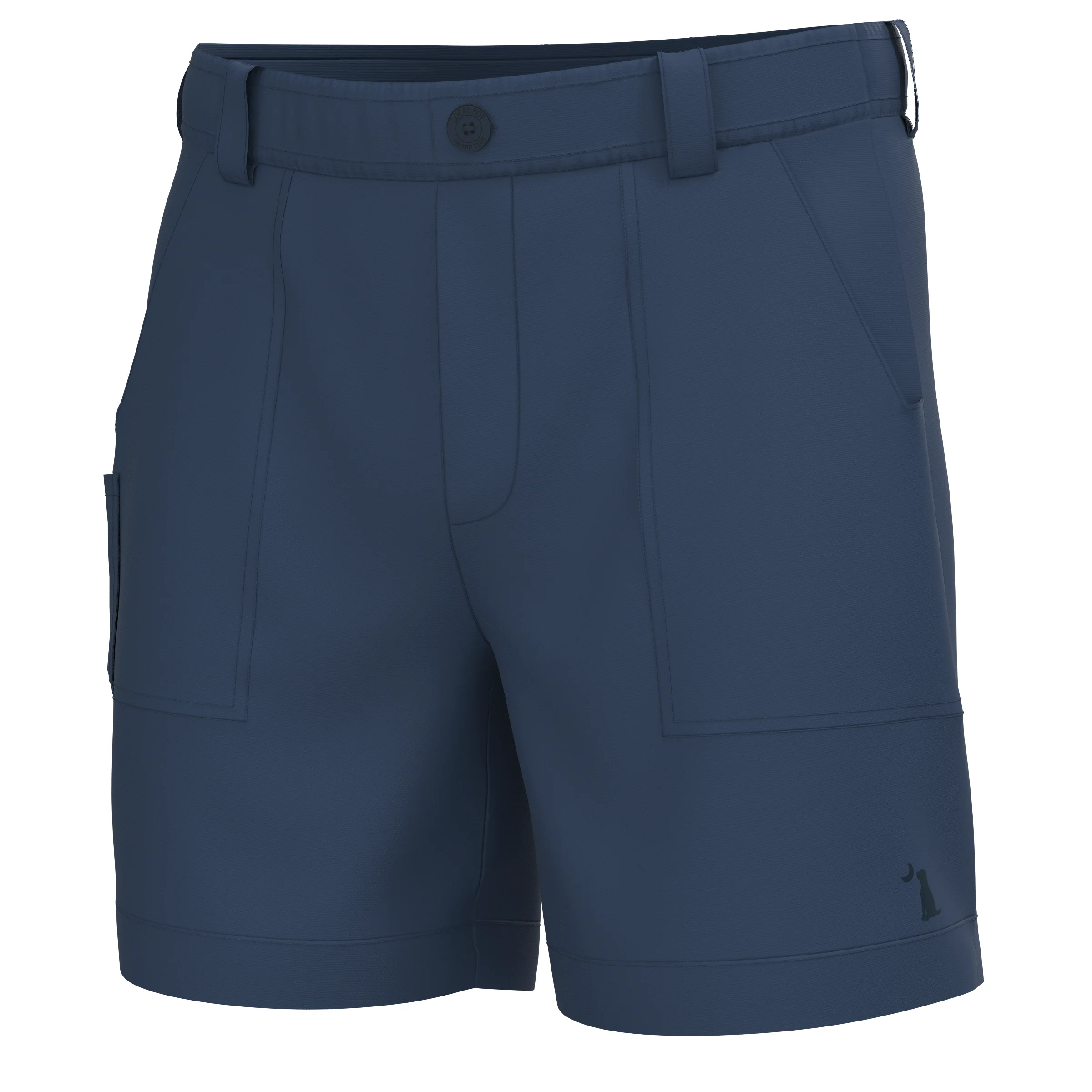 6 Inch Chum Shorts in Navy - Image 6