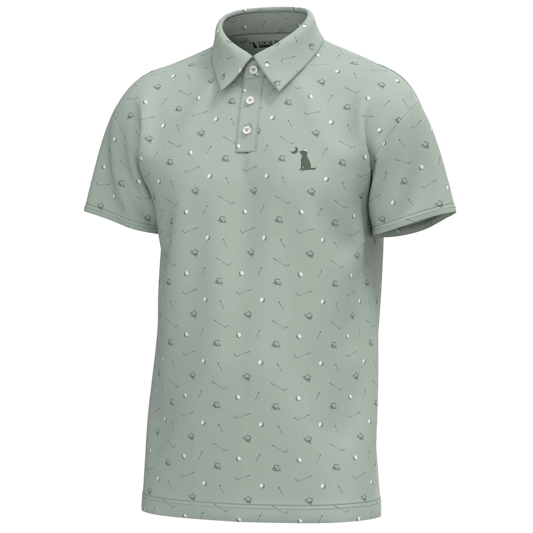 Gimmie Put Printed Dirty Myrtle Polo
