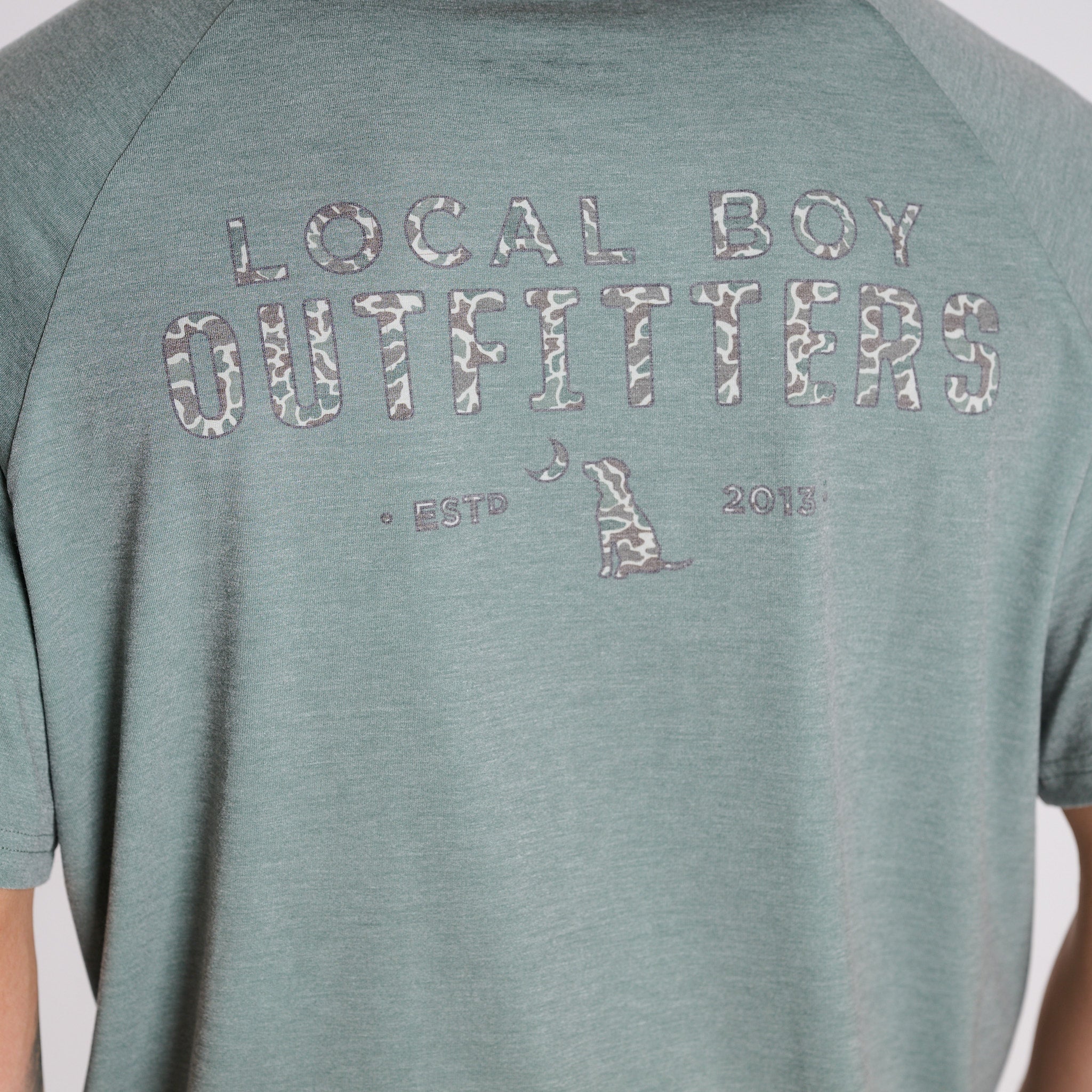 Heather Blend Signature Crewneck Short Sleeve T-Shirt - Image 2