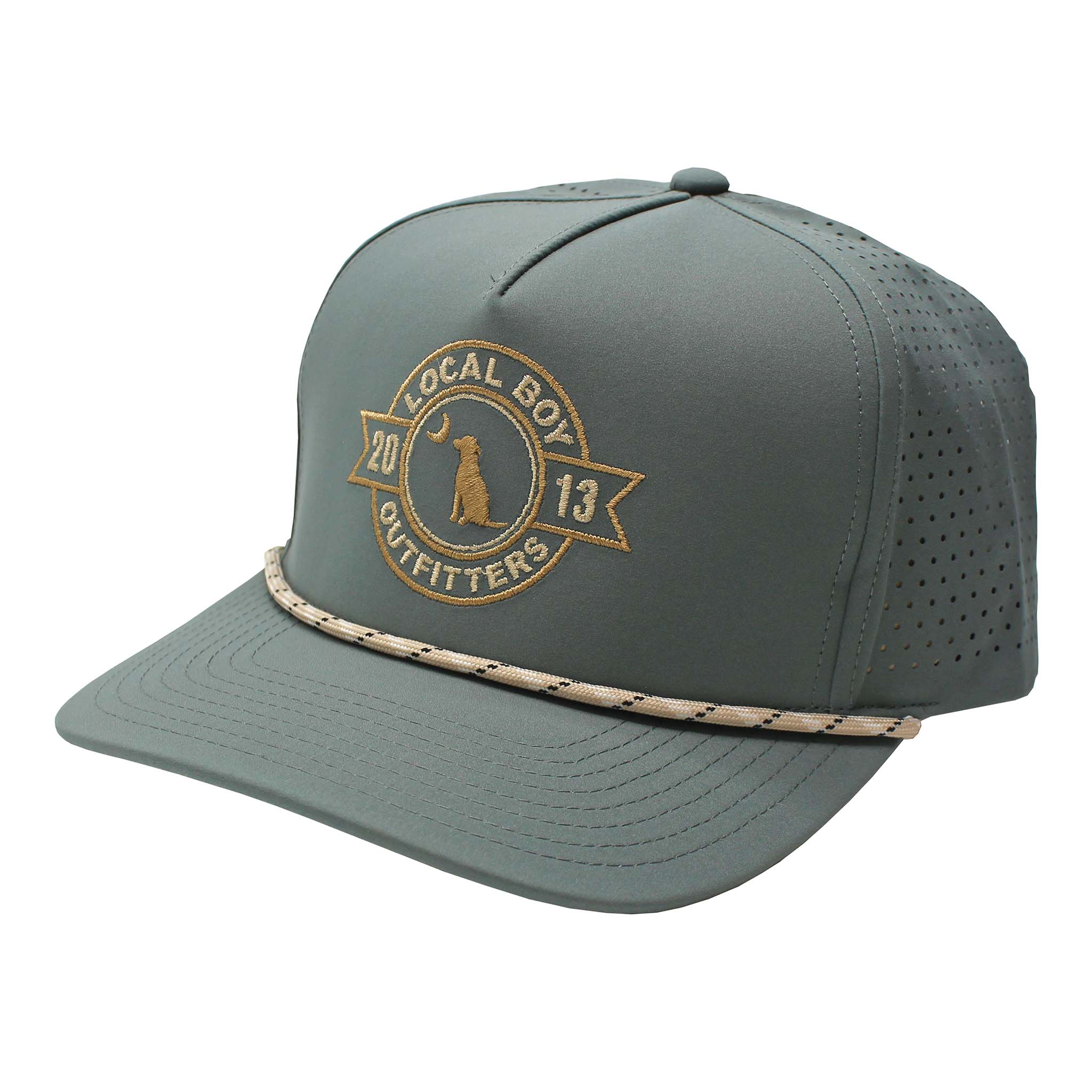 Local Boy Banner Perforated Rope Hat