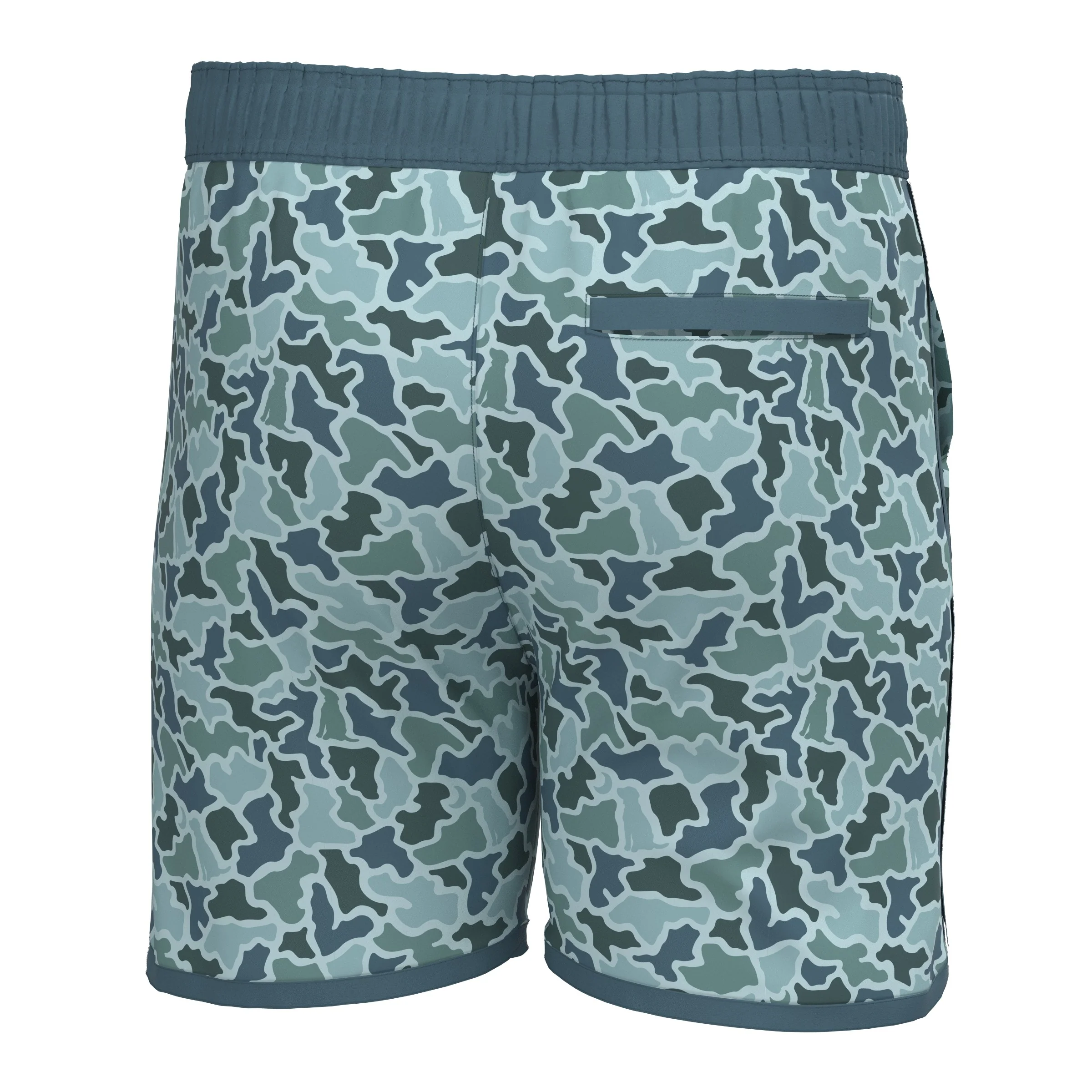Wando Swim Trunks in Blue Dog and Moon Camo - Image 2