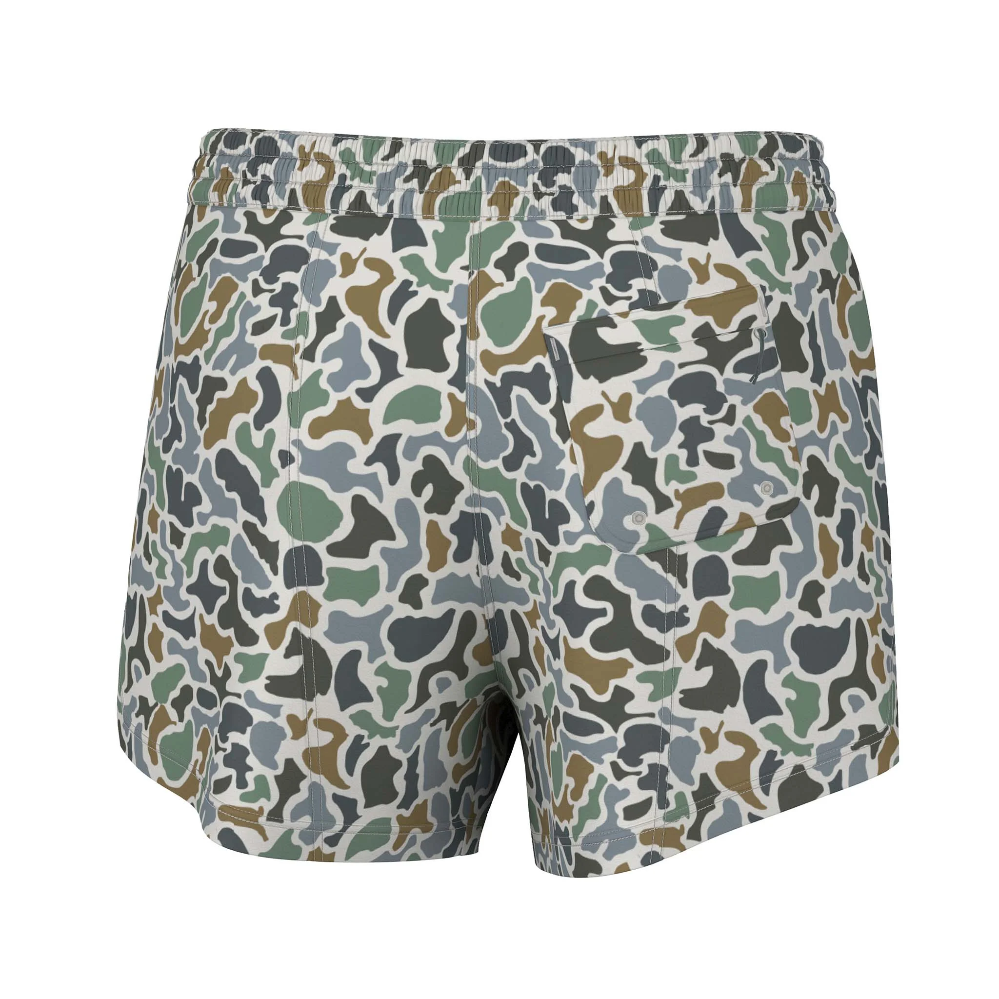 Women's Volley Shorts in Localflage Bluff - Image 4