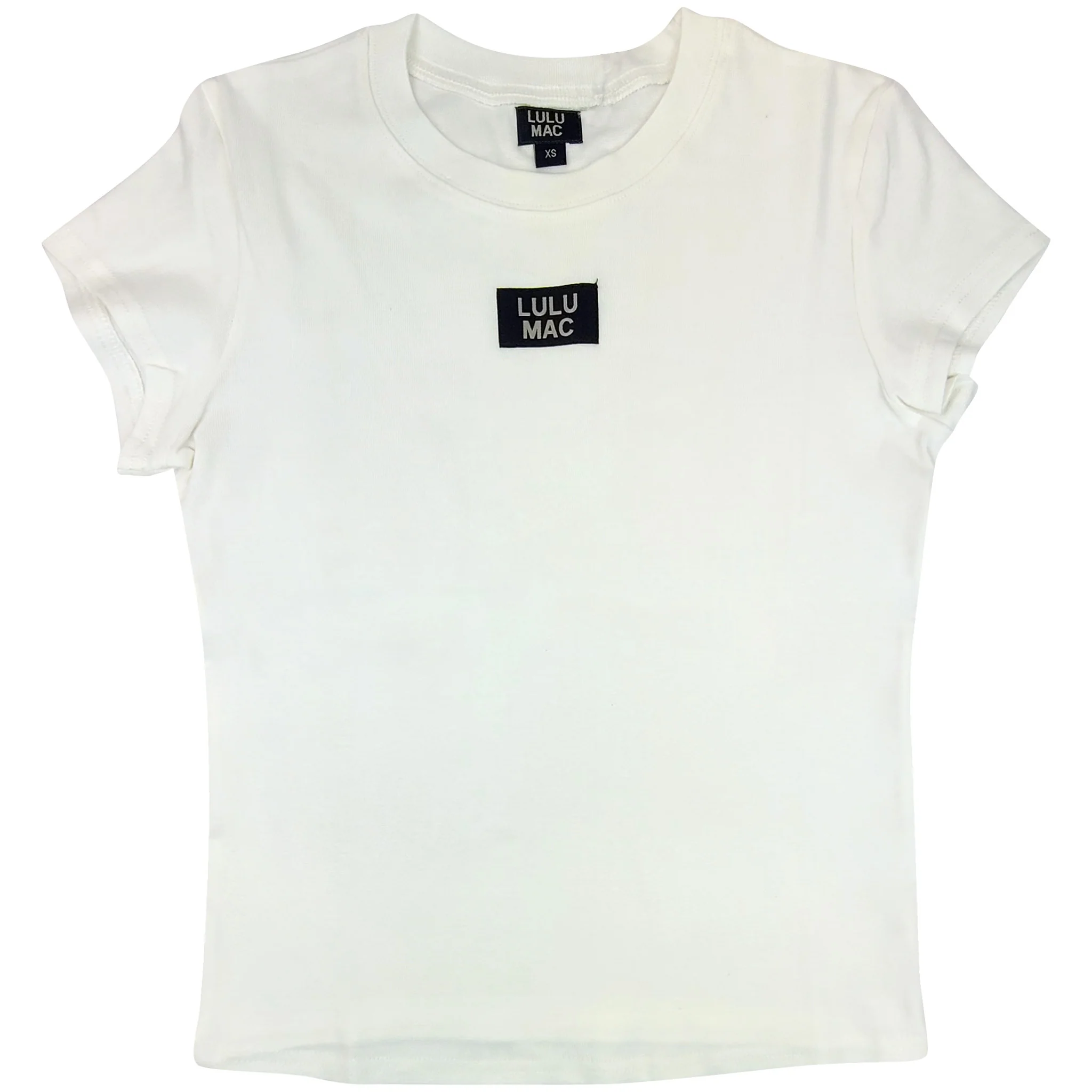 Lulu Mac Baby Tee in White