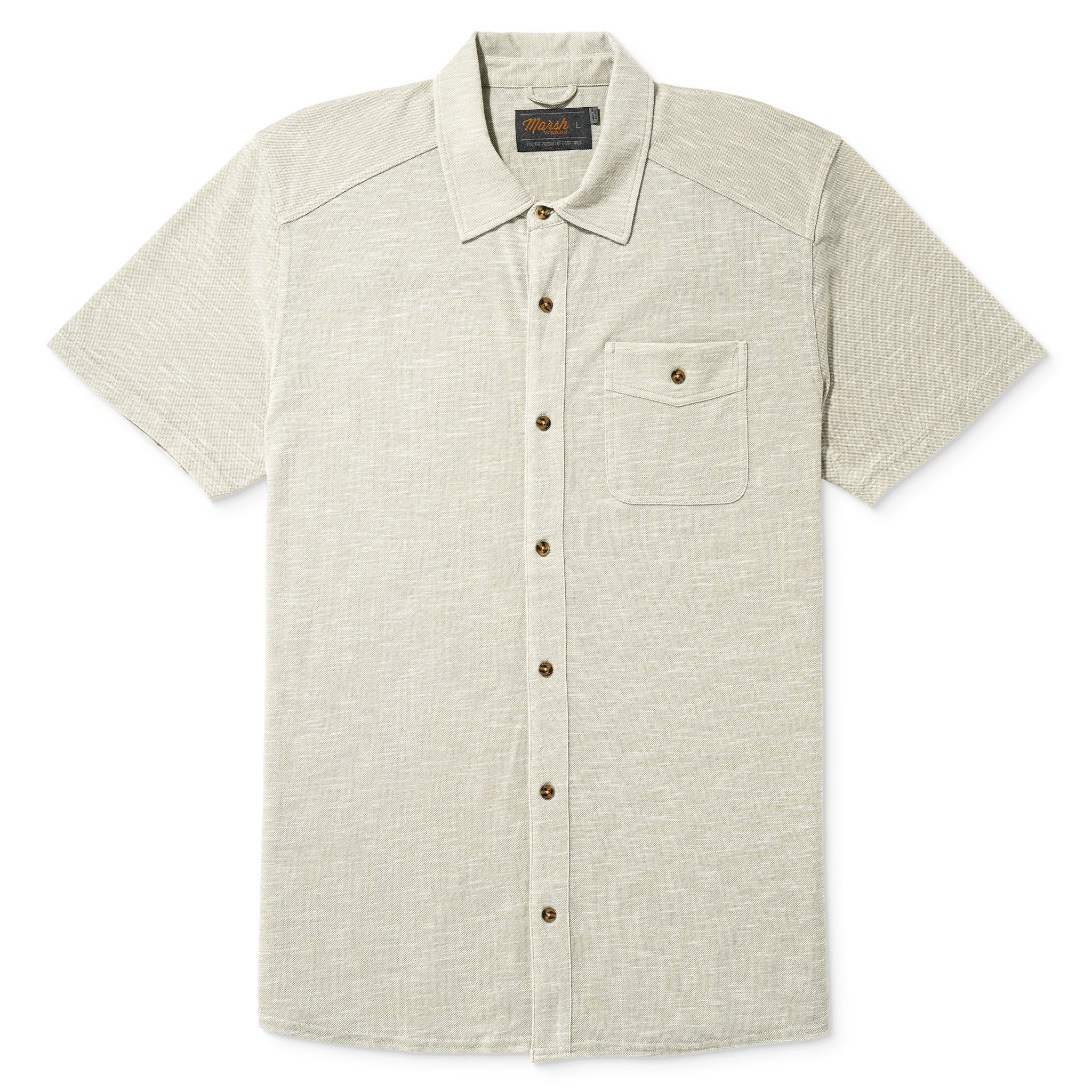 Coffin Point Woven Button Down Shirt - Image 3