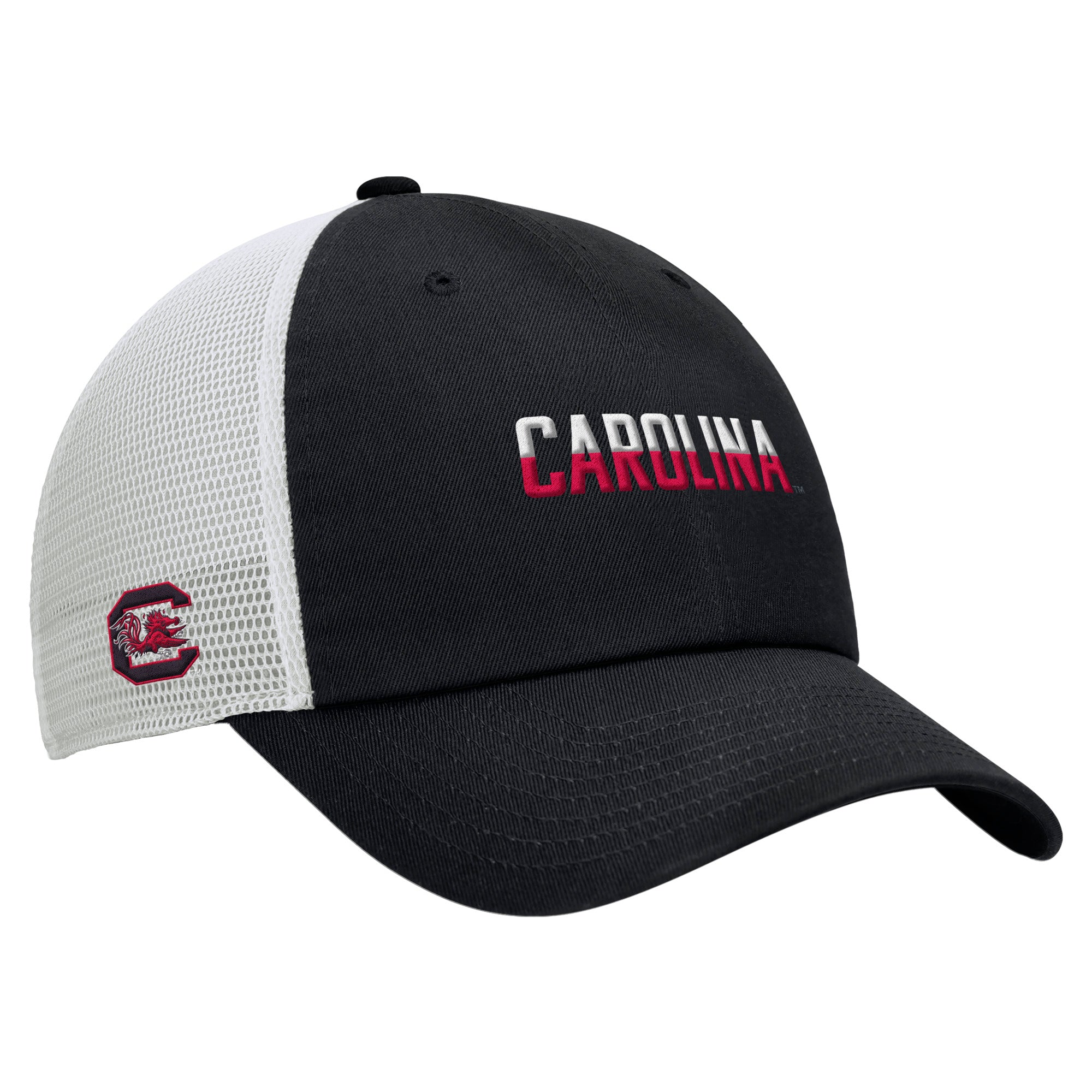 Carolina Gamecocks Unstructured Mesh Back Hat in Black - Image 3