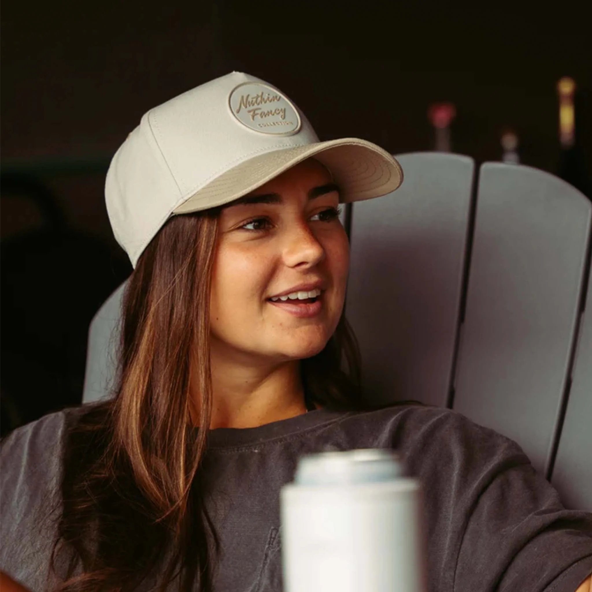 Comus Destin Trucker Hat in Beige - Image 4
