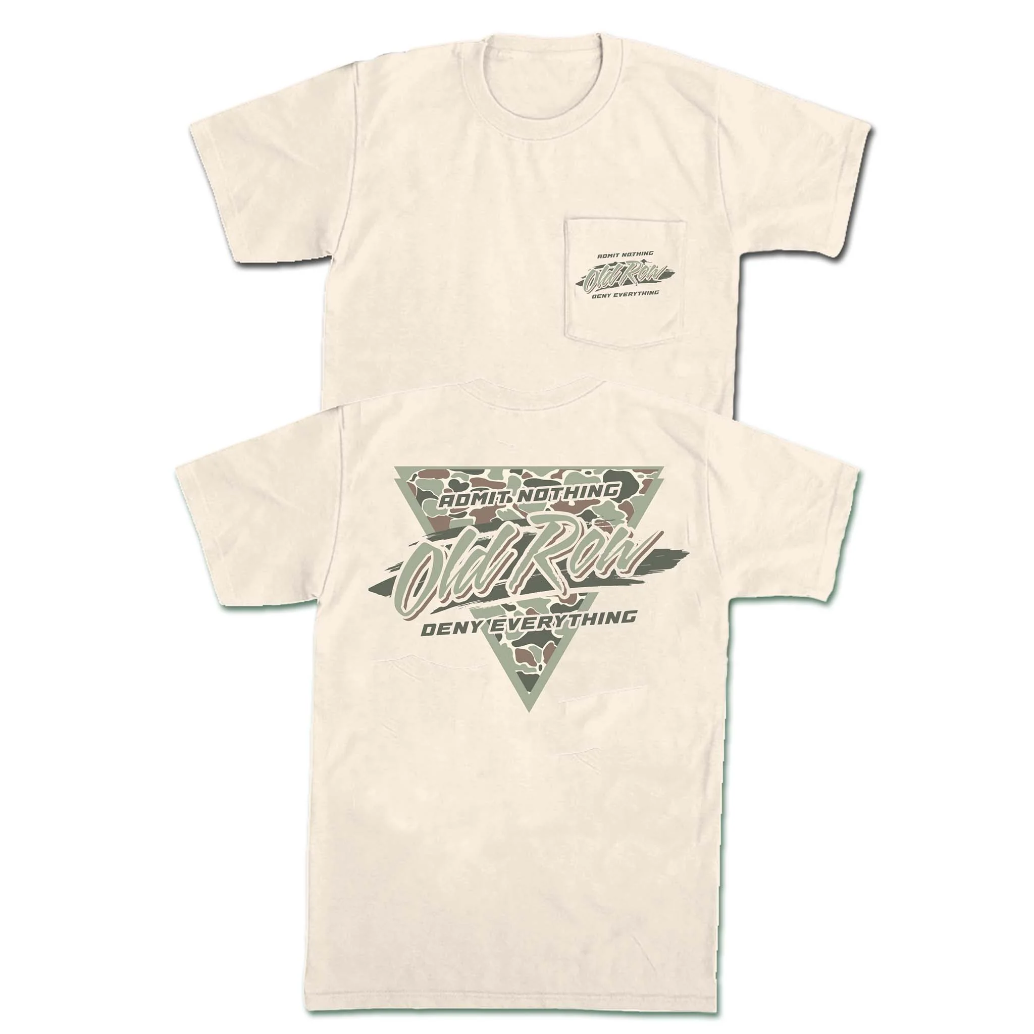 Camo Triangle Logo Short Sleeve T-Shirt