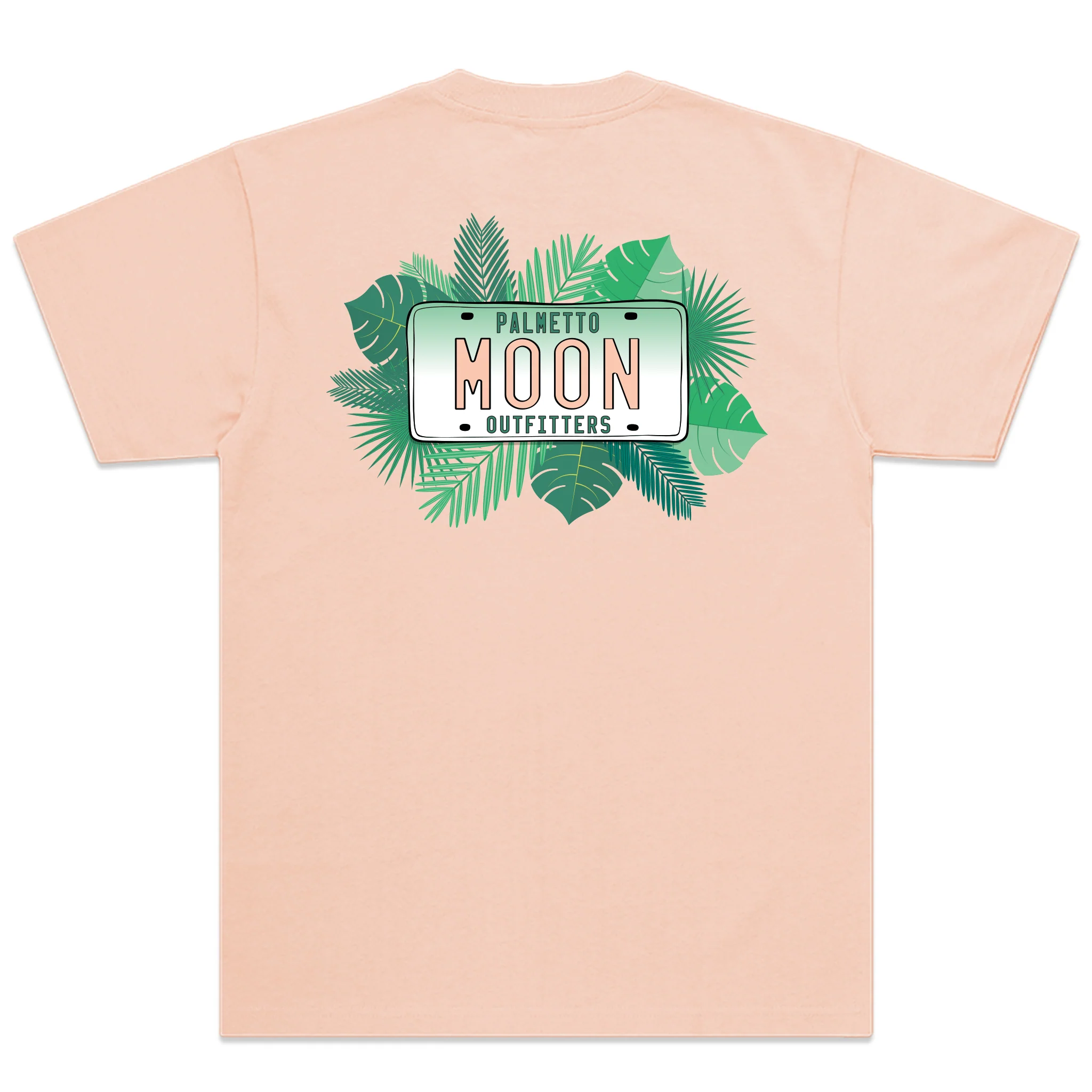 Palm License Plate Short Sleeve T-Shirt