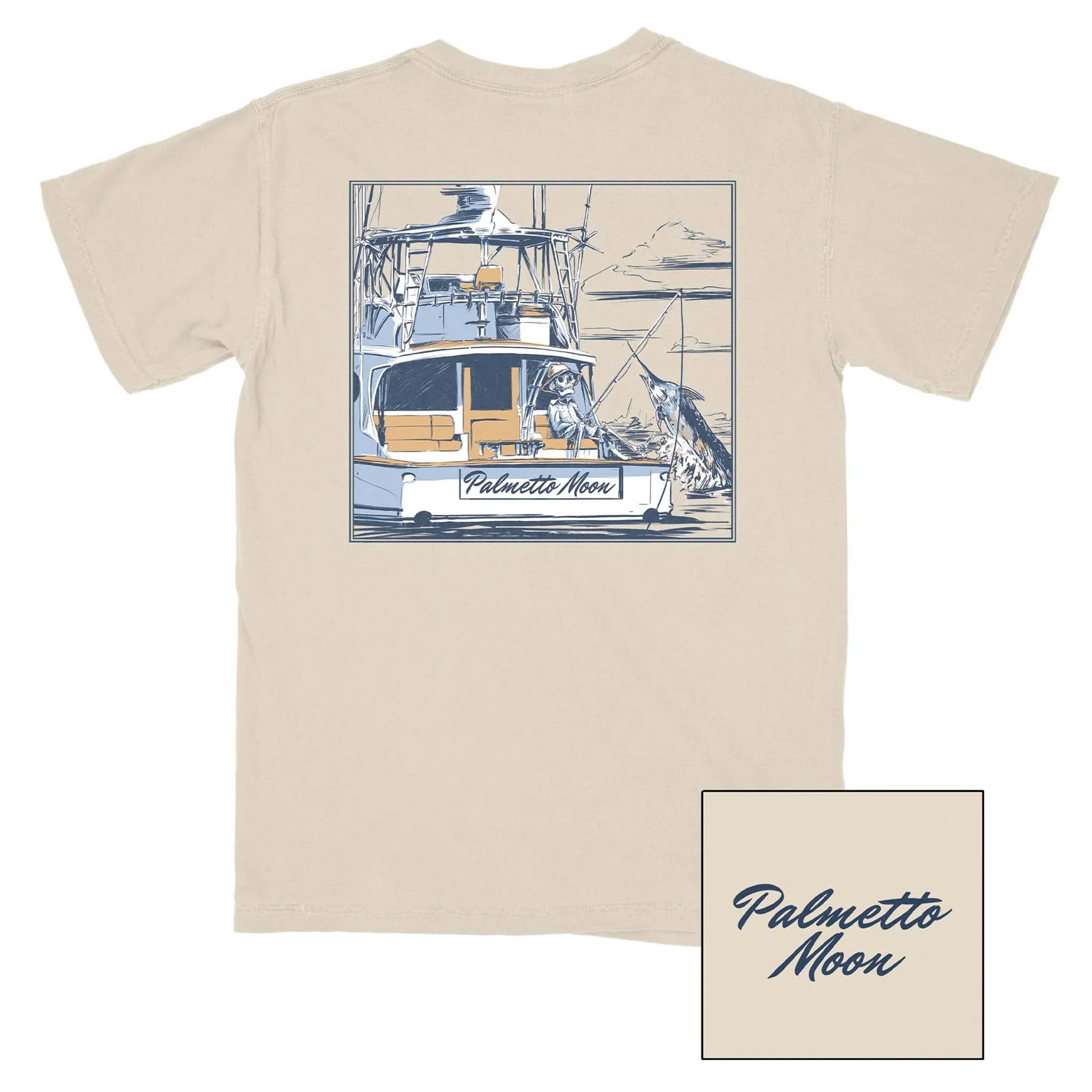 Skeleton Yacht Short Sleeve T-Shirt